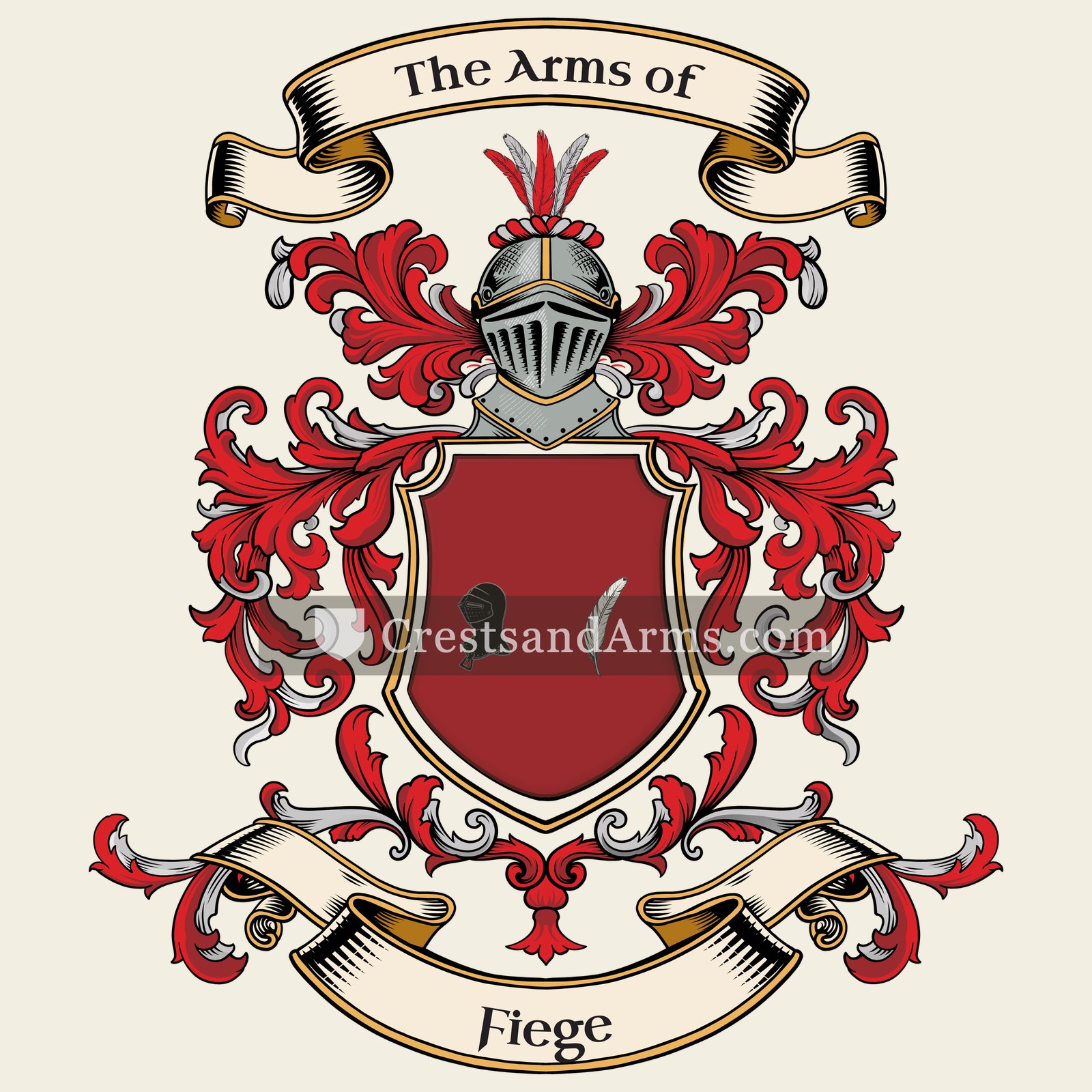 The Fiege coat of arms