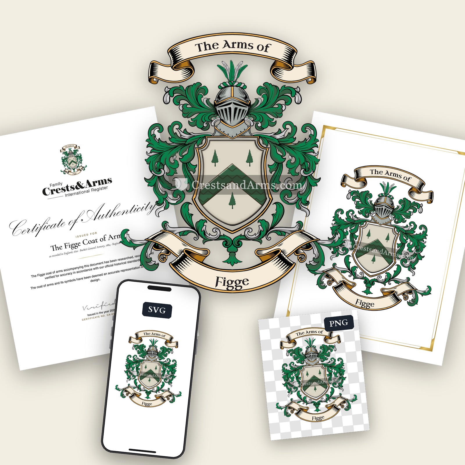 The Figge coat of arms