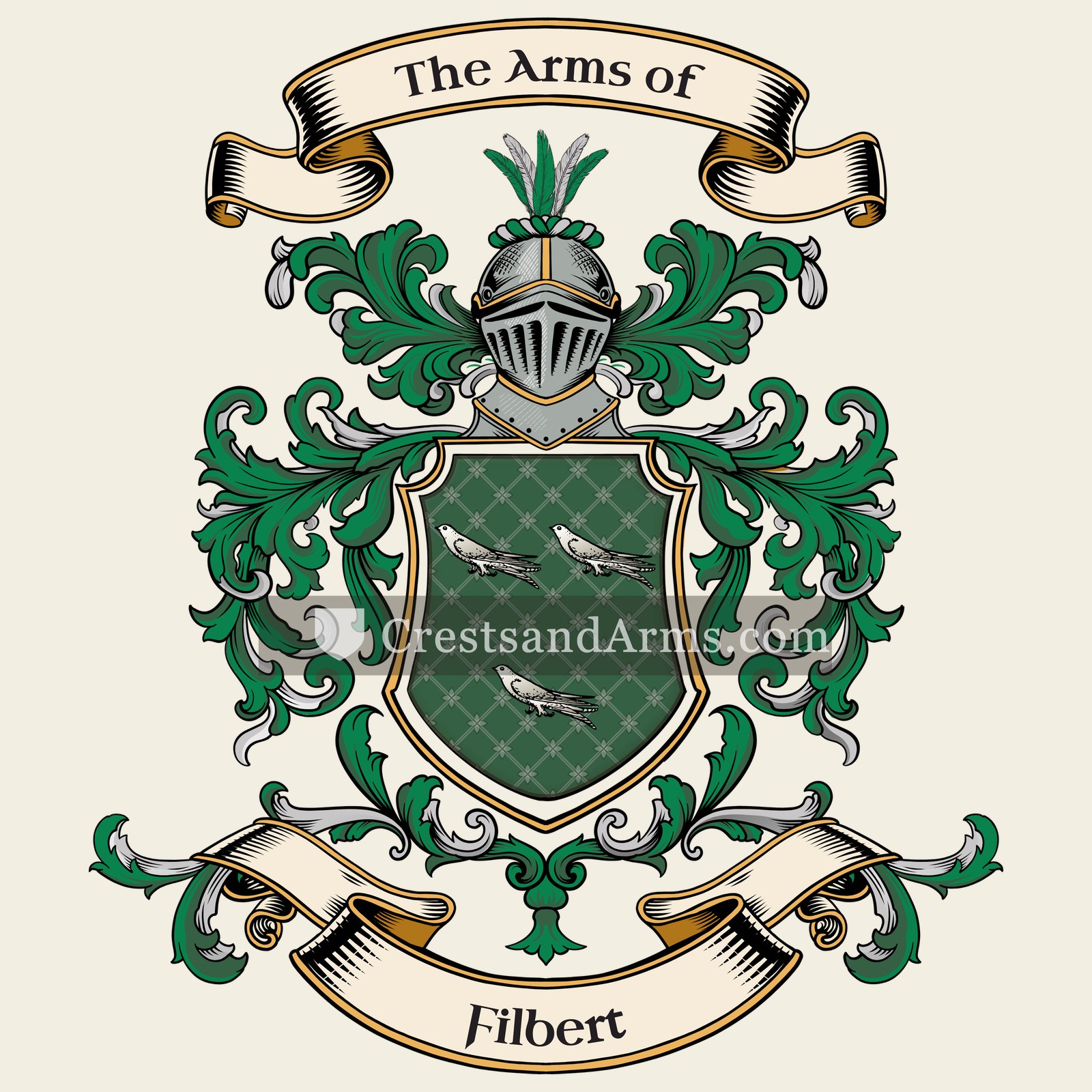The Filbert coat of arms