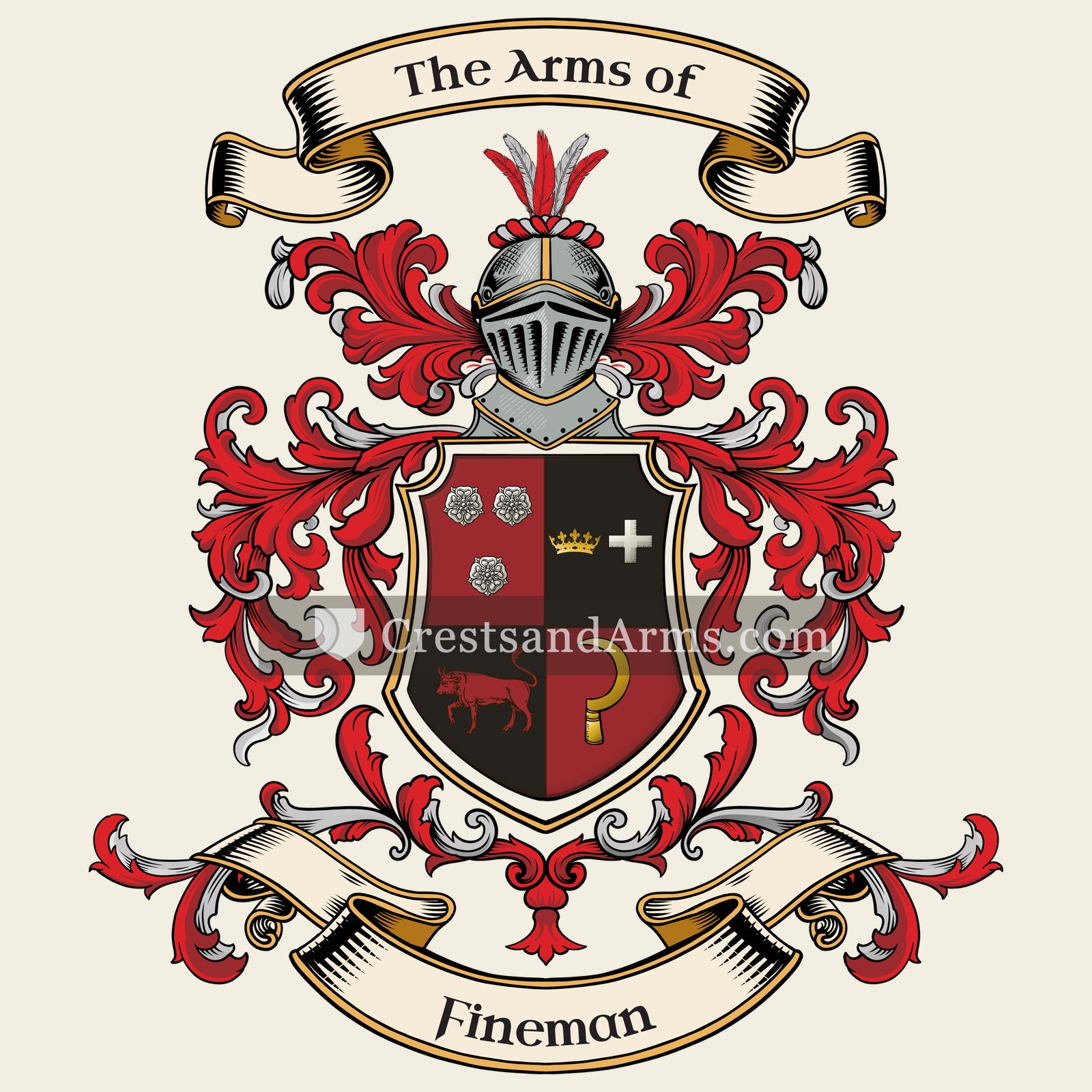 The Fineman coat of arms