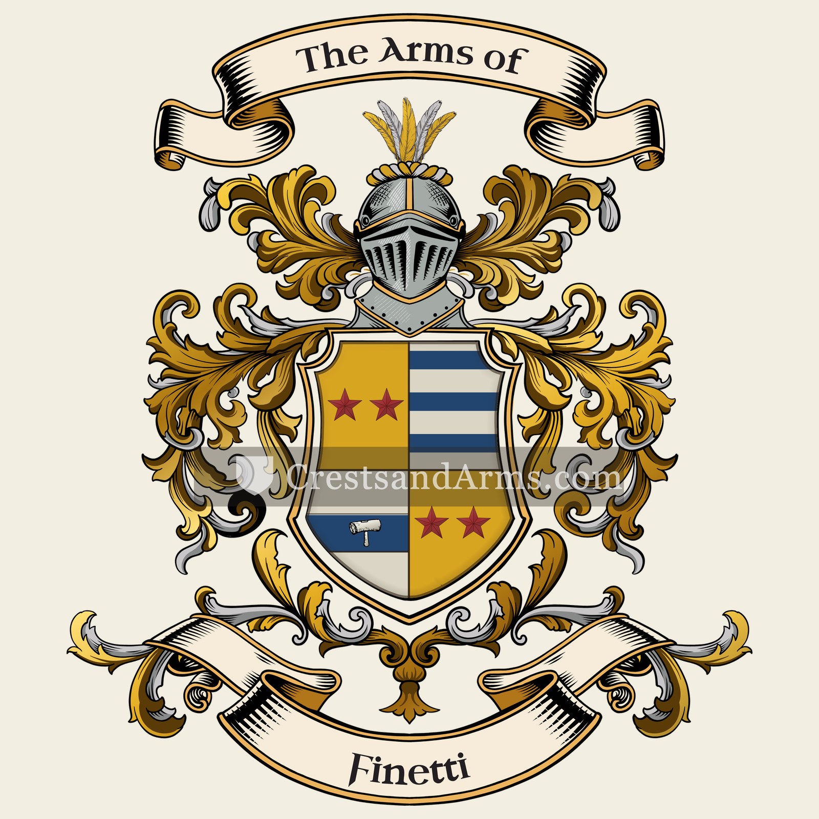 The Finetti coat of arms