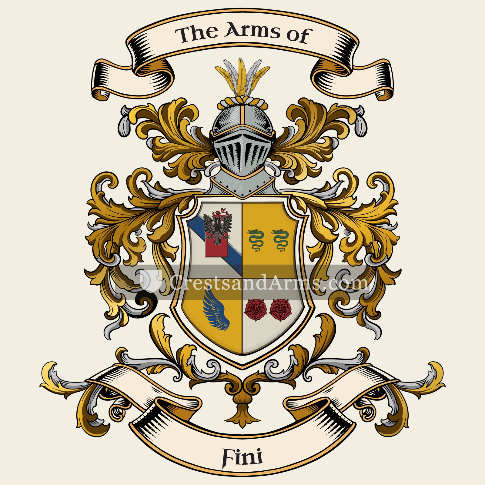 The Fini coat of arms