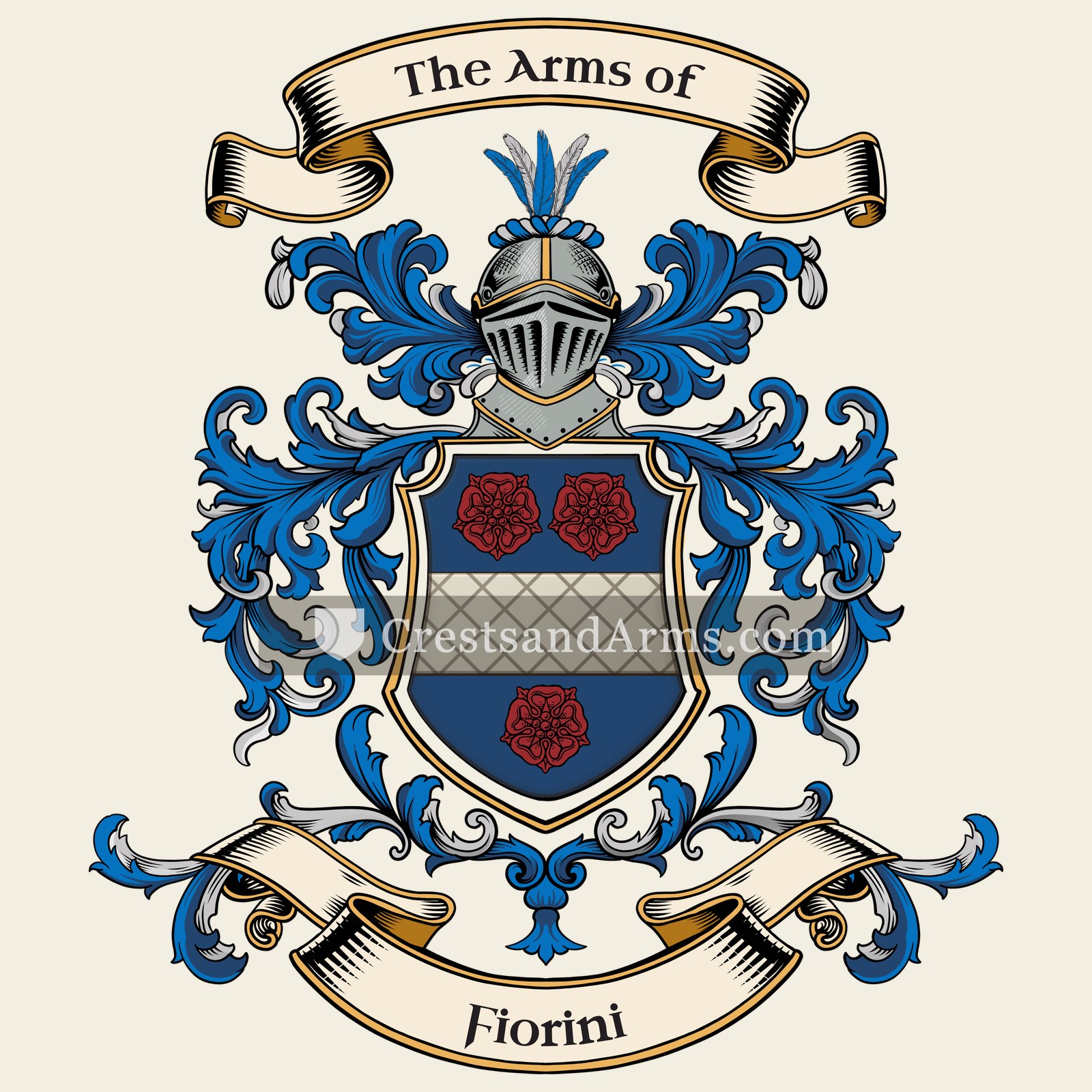 The Fiorini coat of arms