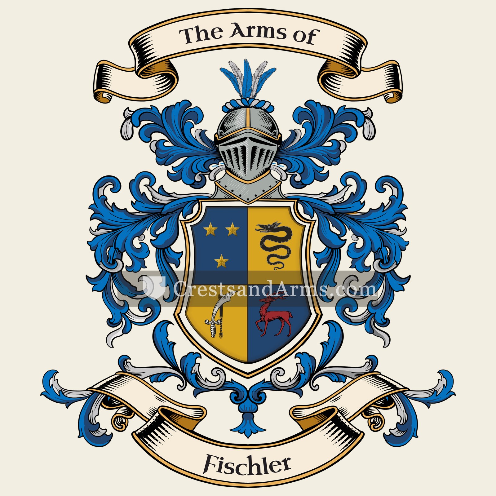 The Fischler coat of arms