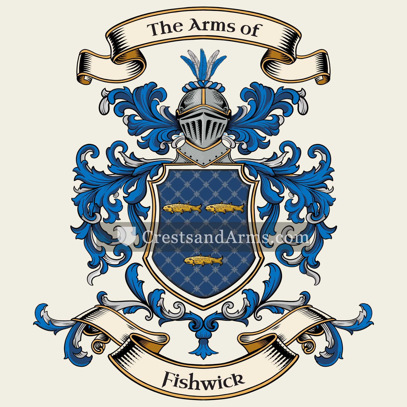 The Fishwick coat of arms