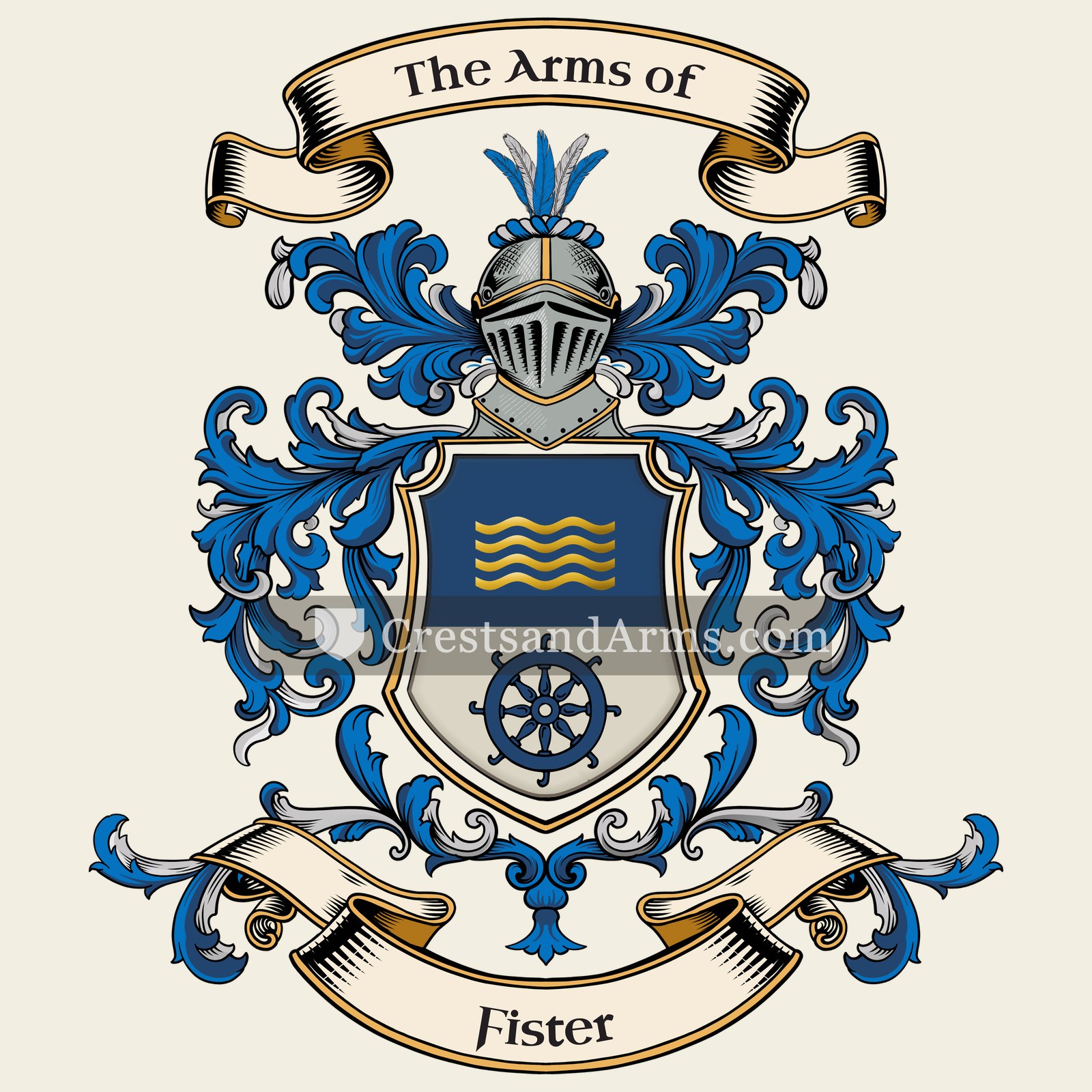The Fister coat of arms