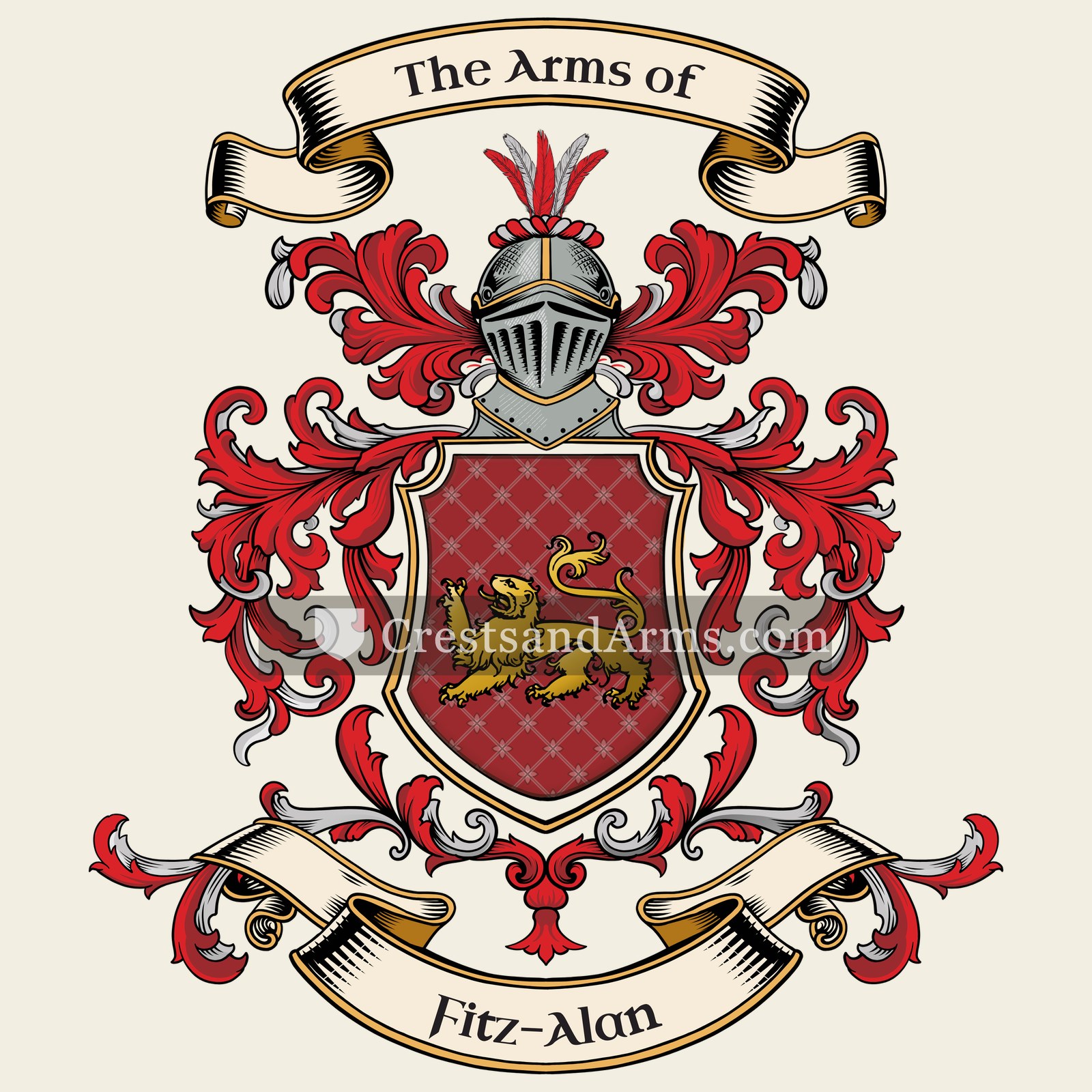 The Fitz-Alan coat of arms