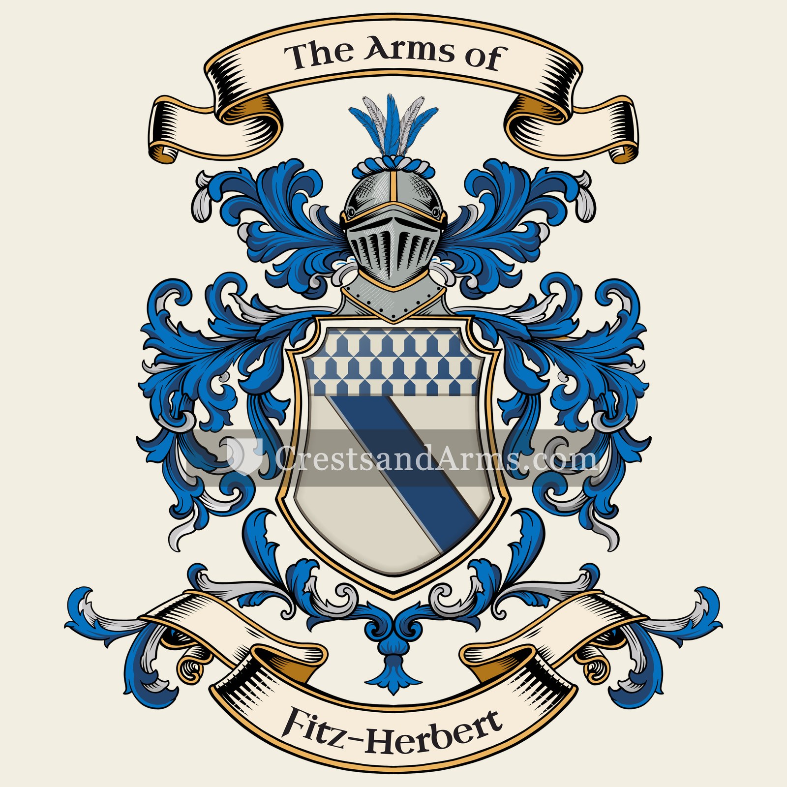 The Fitz-Herbert coat of arms