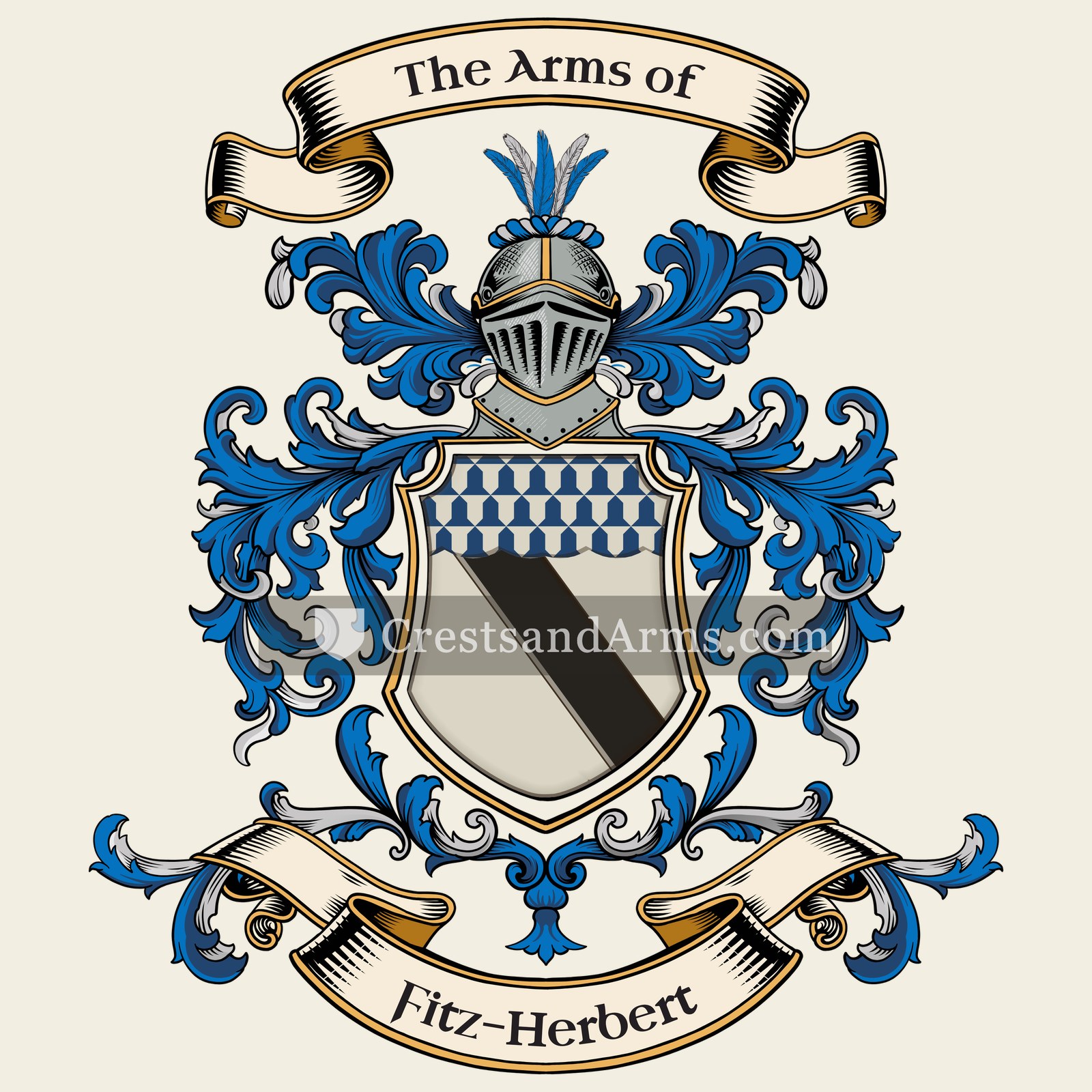 The Fitz-Herbert coat of arms