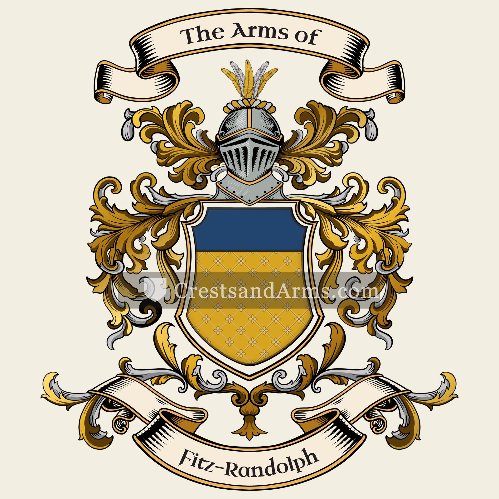 The Fitz-Randolph coat of arms