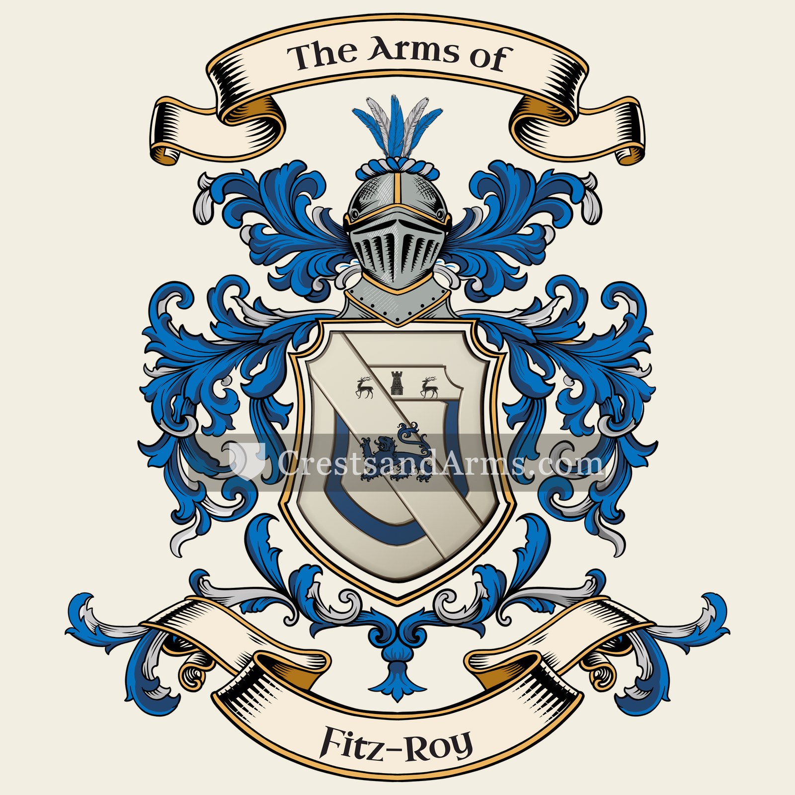 The Fitz-Roy coat of arms