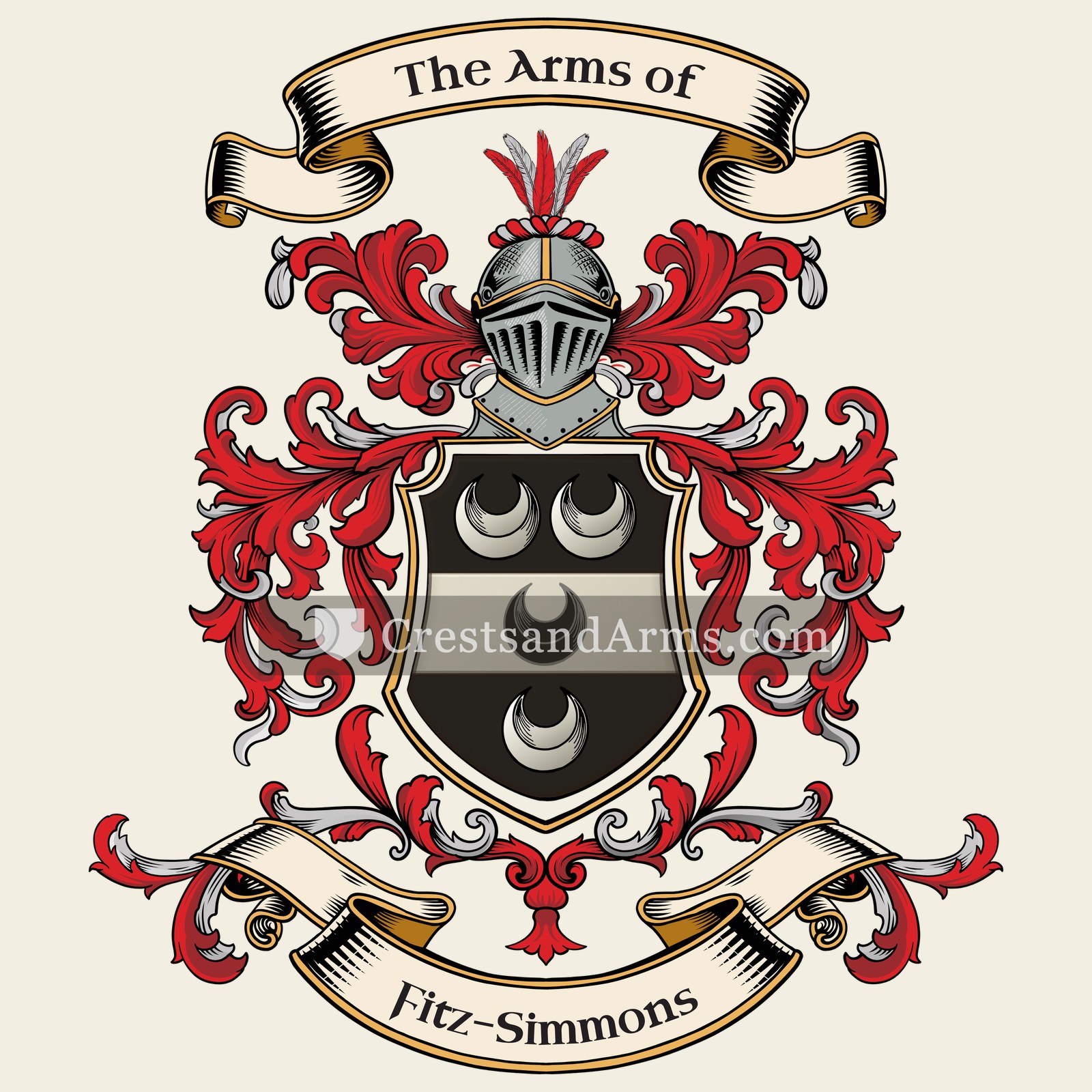 The Fitz-Simmons coat of arms