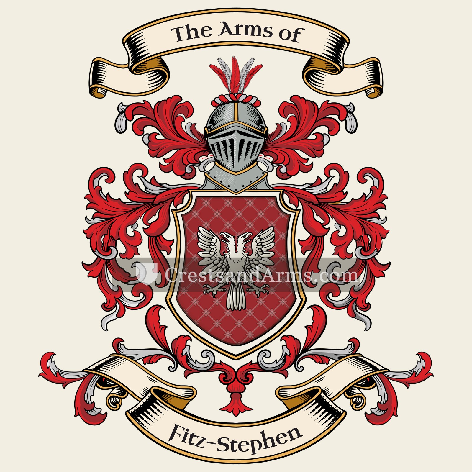 The Fitz-Stephen coat of arms