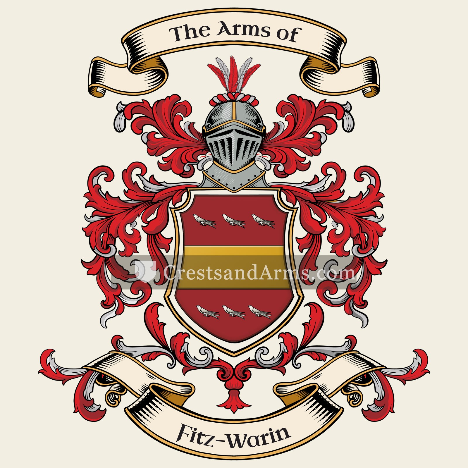 The Fitz-Warin coat of arms