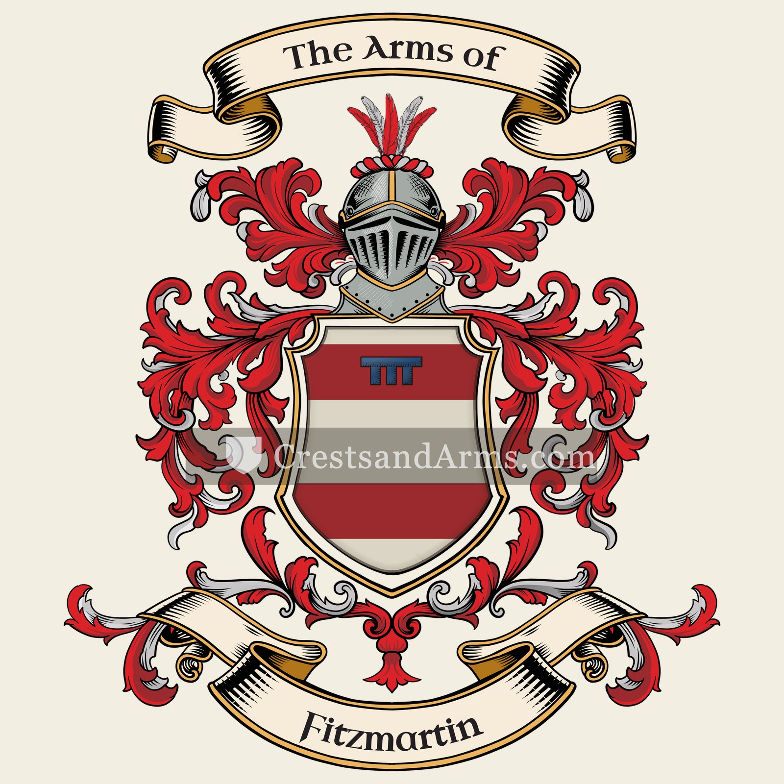 The Fitzmartin coat of arms