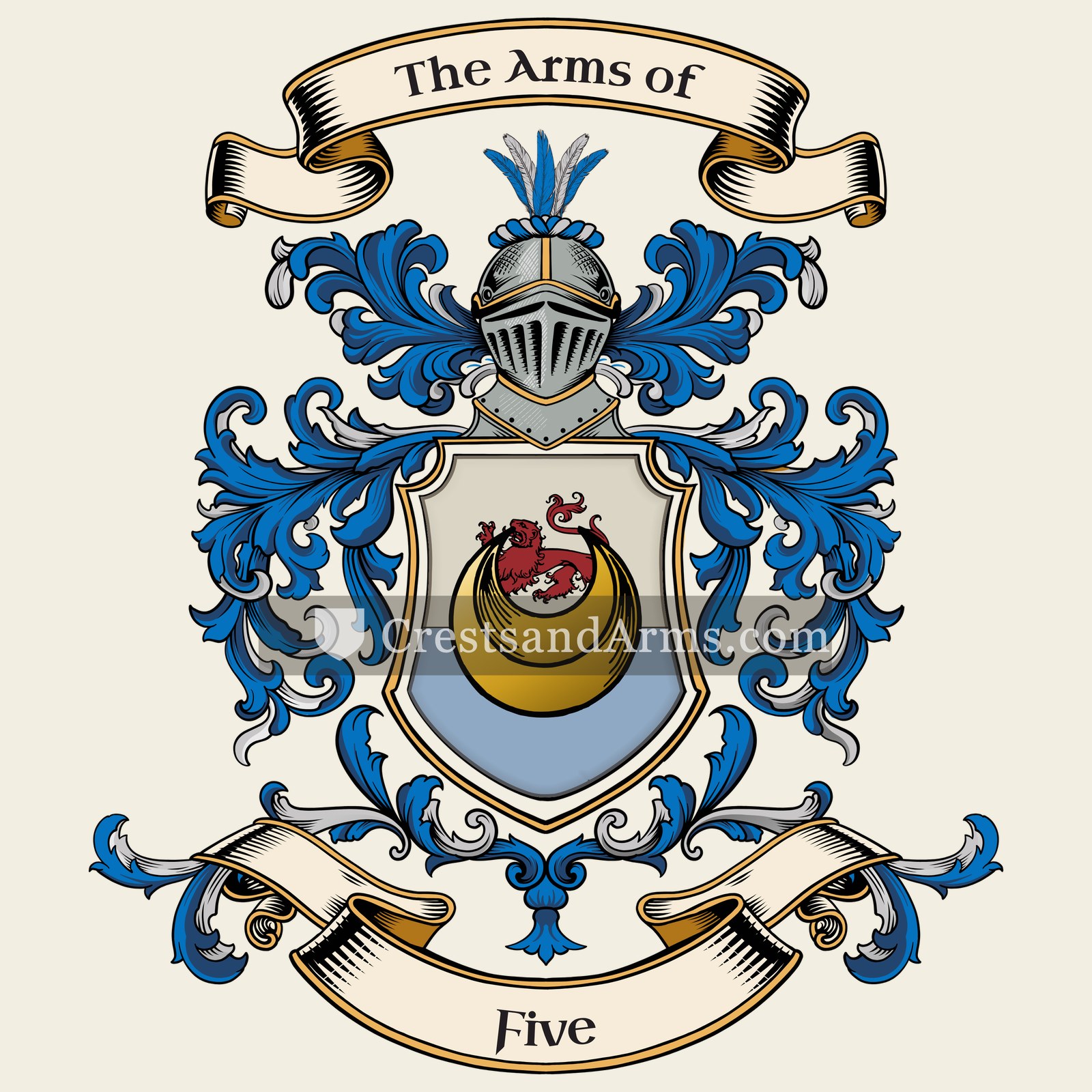 The Five coat of arms