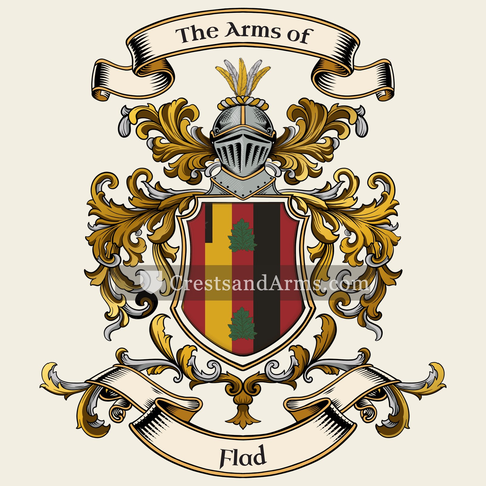 The Flad coat of arms