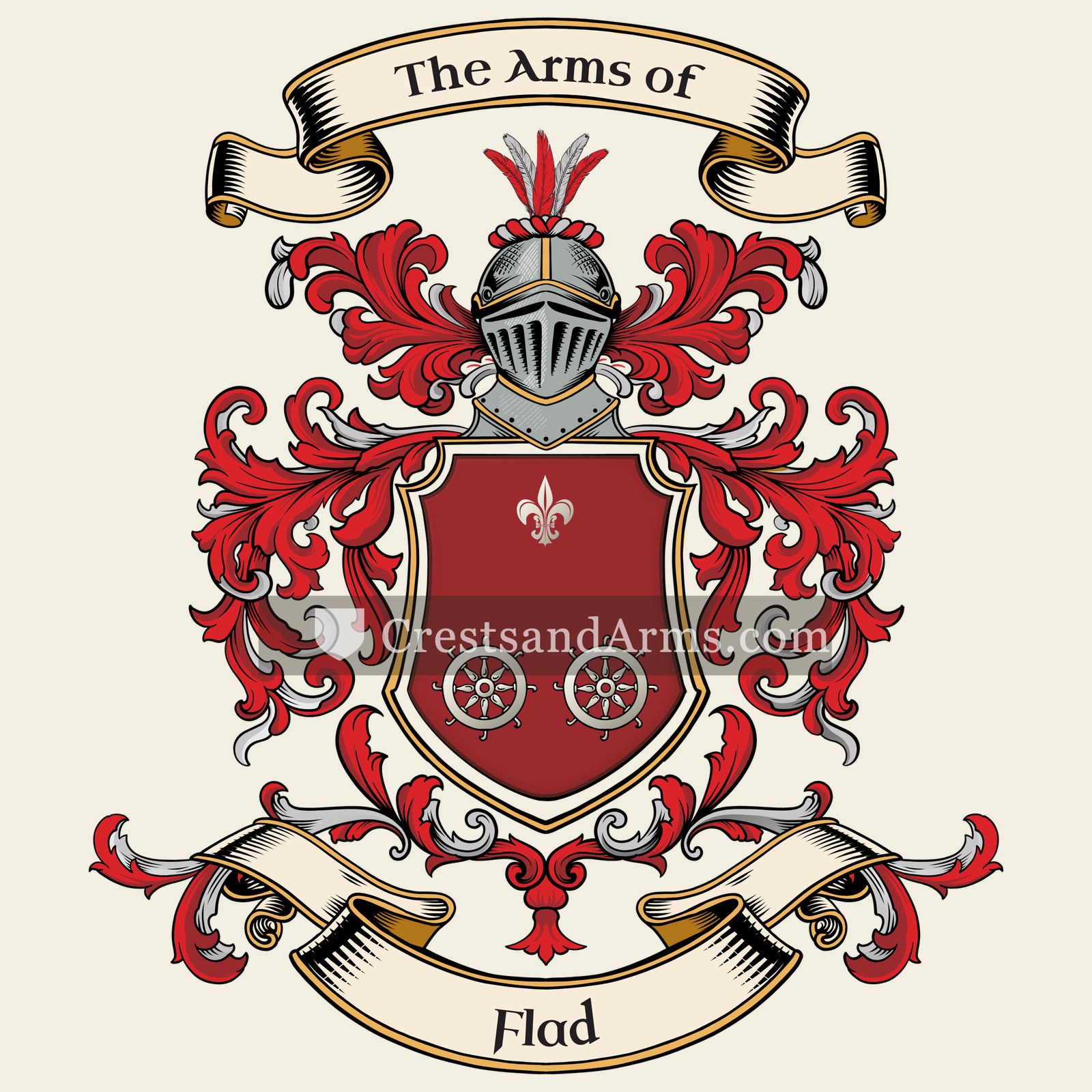 The Flad coat of arms