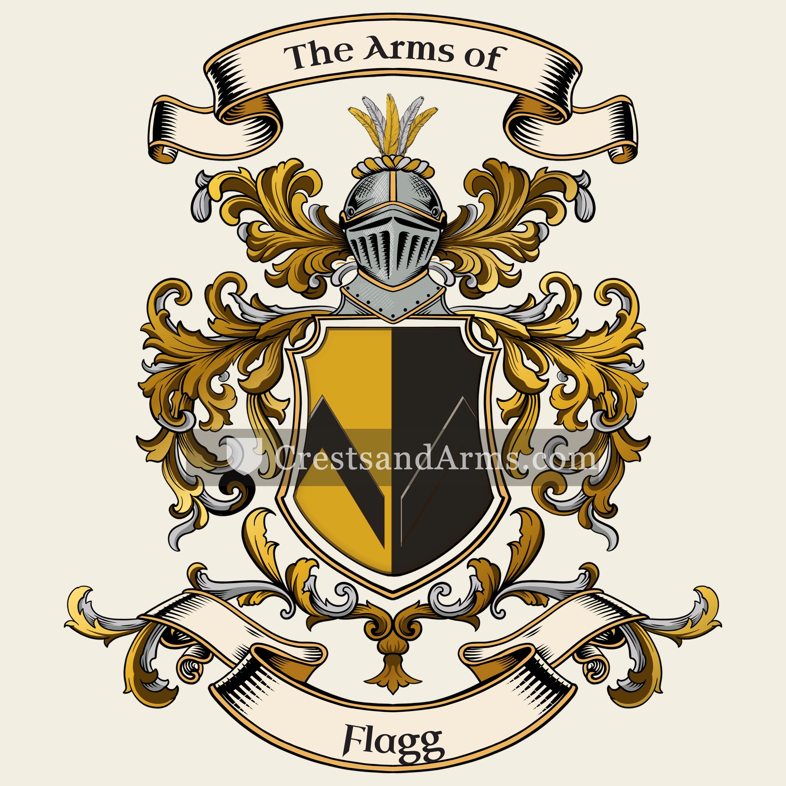 The Flagg coat of arms