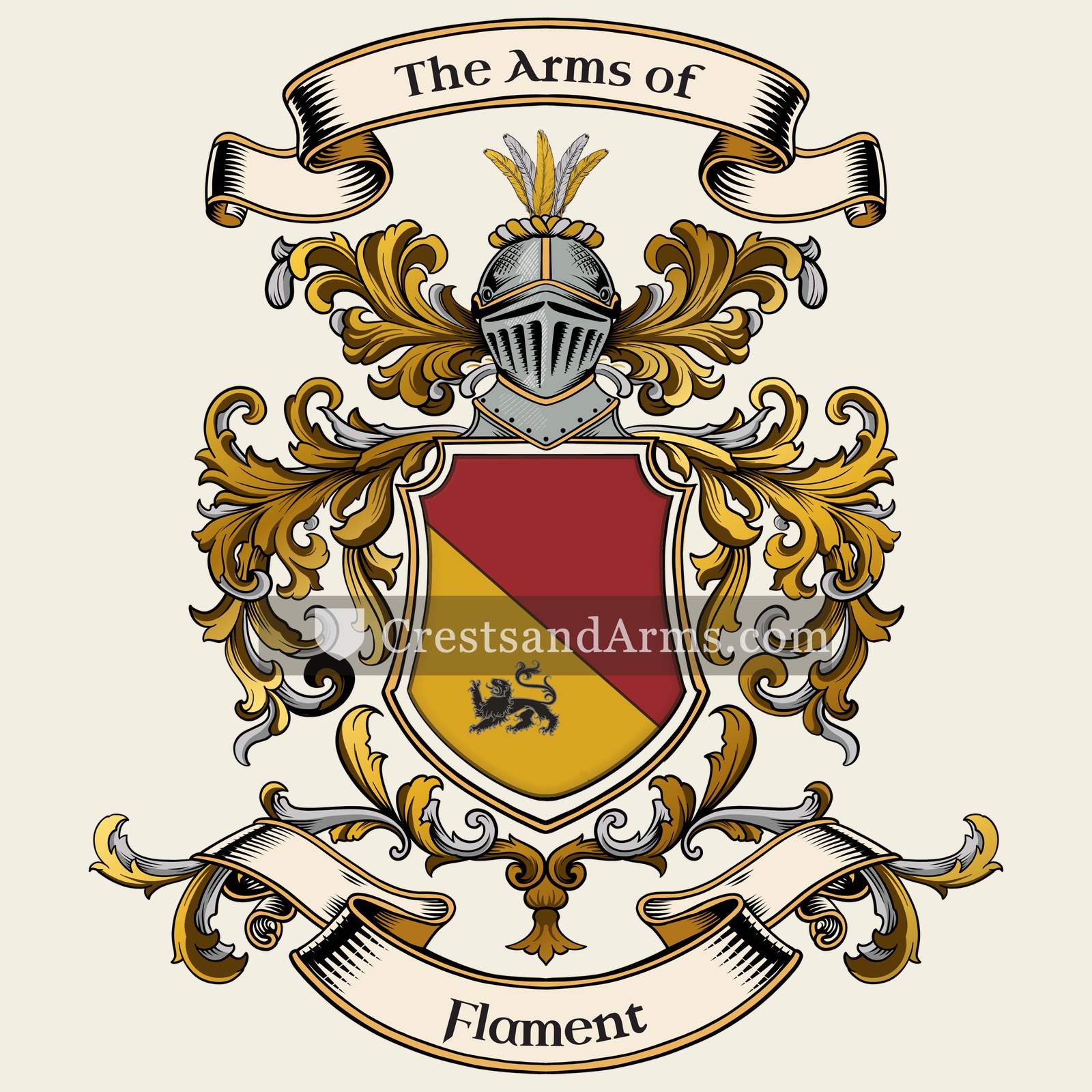 The Flament coat of arms