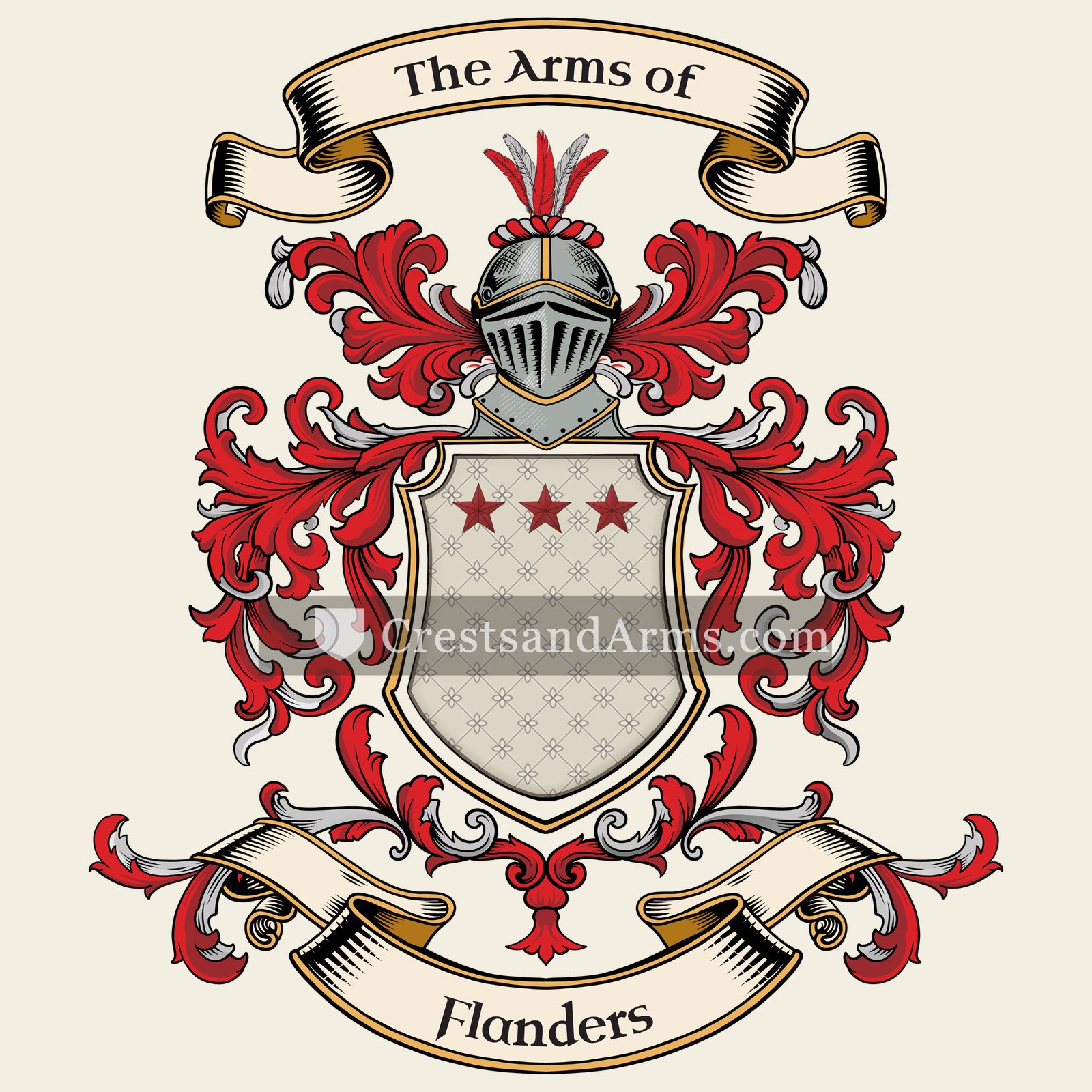 The Flanders coat of arms
