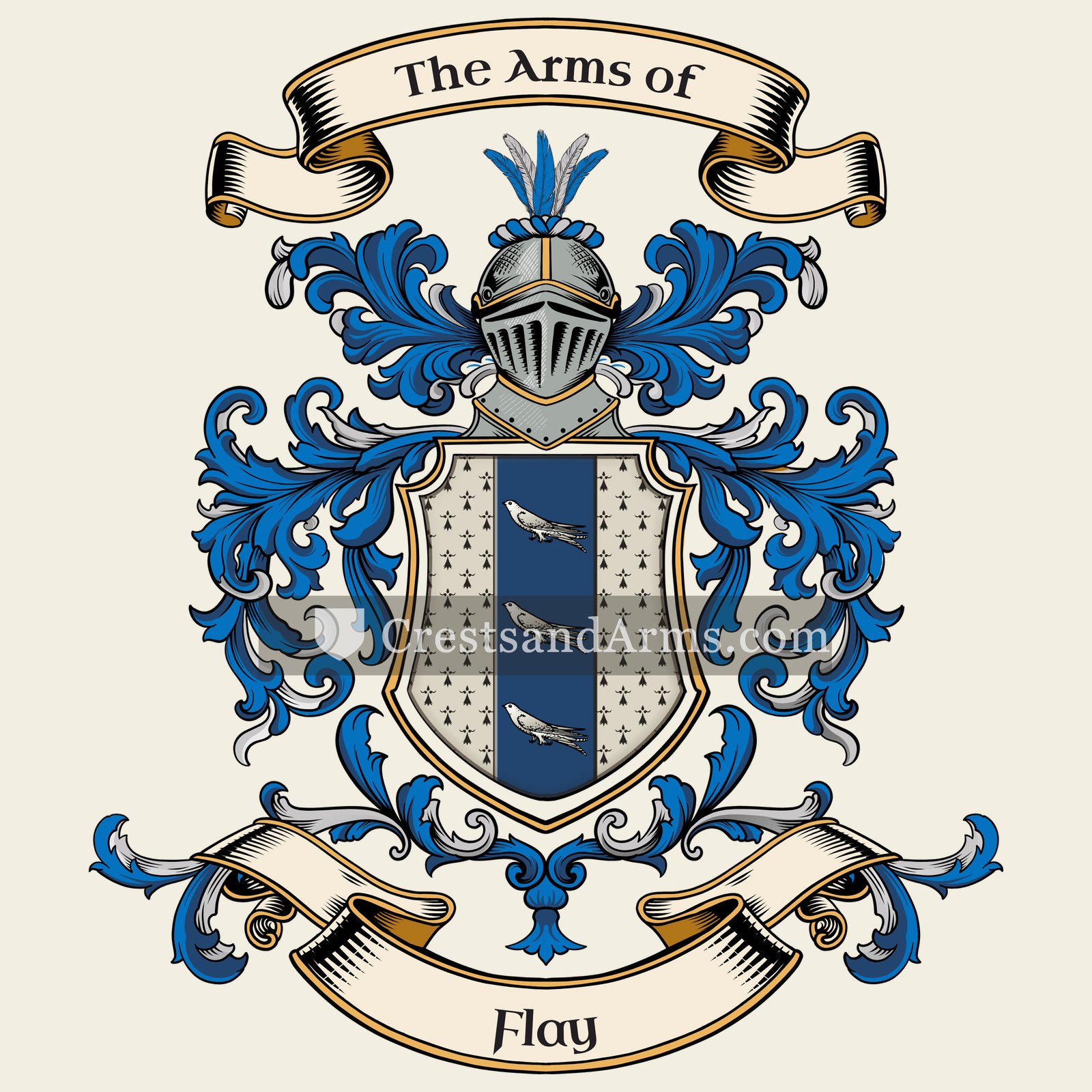 The Flay coat of arms
