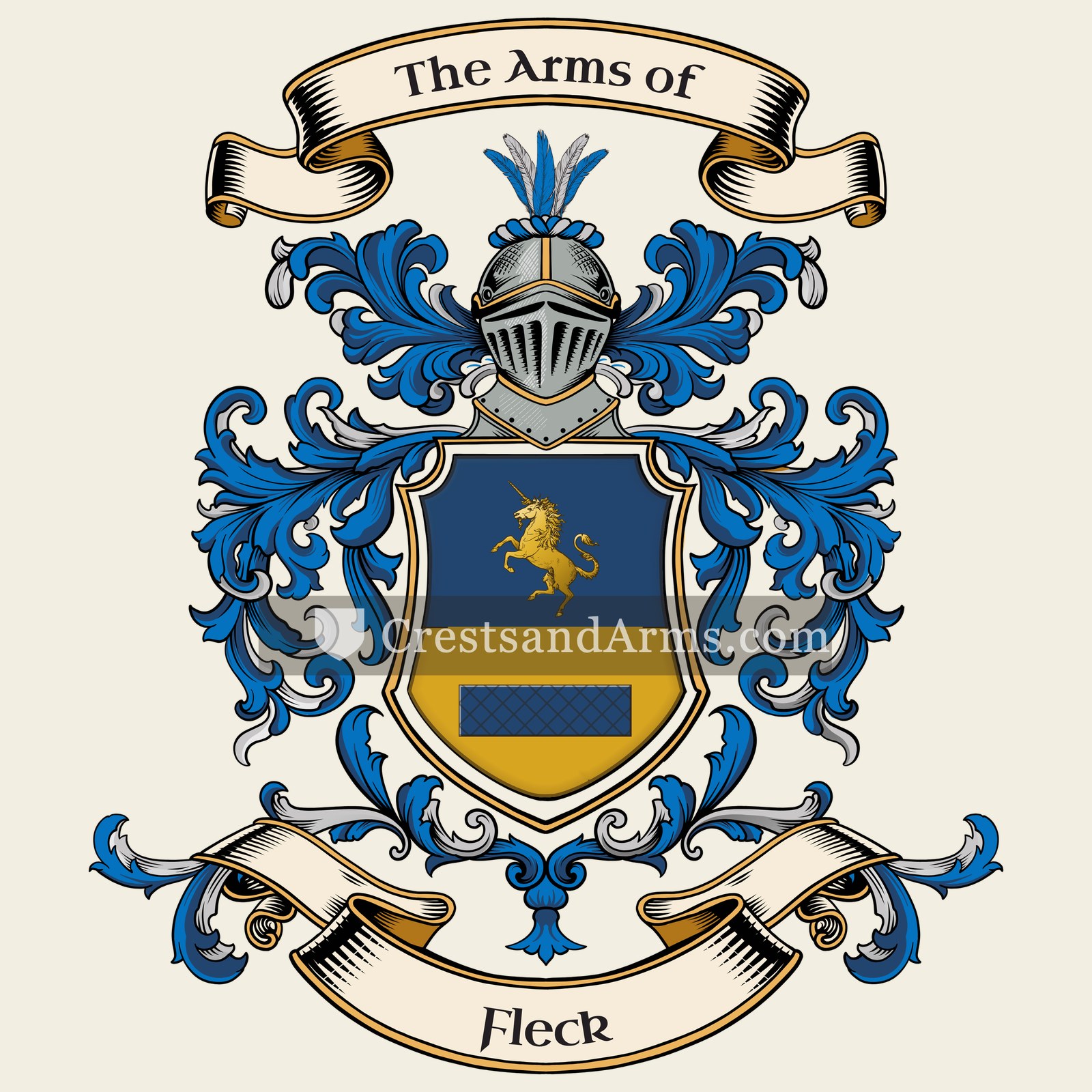 The Fleck coat of arms