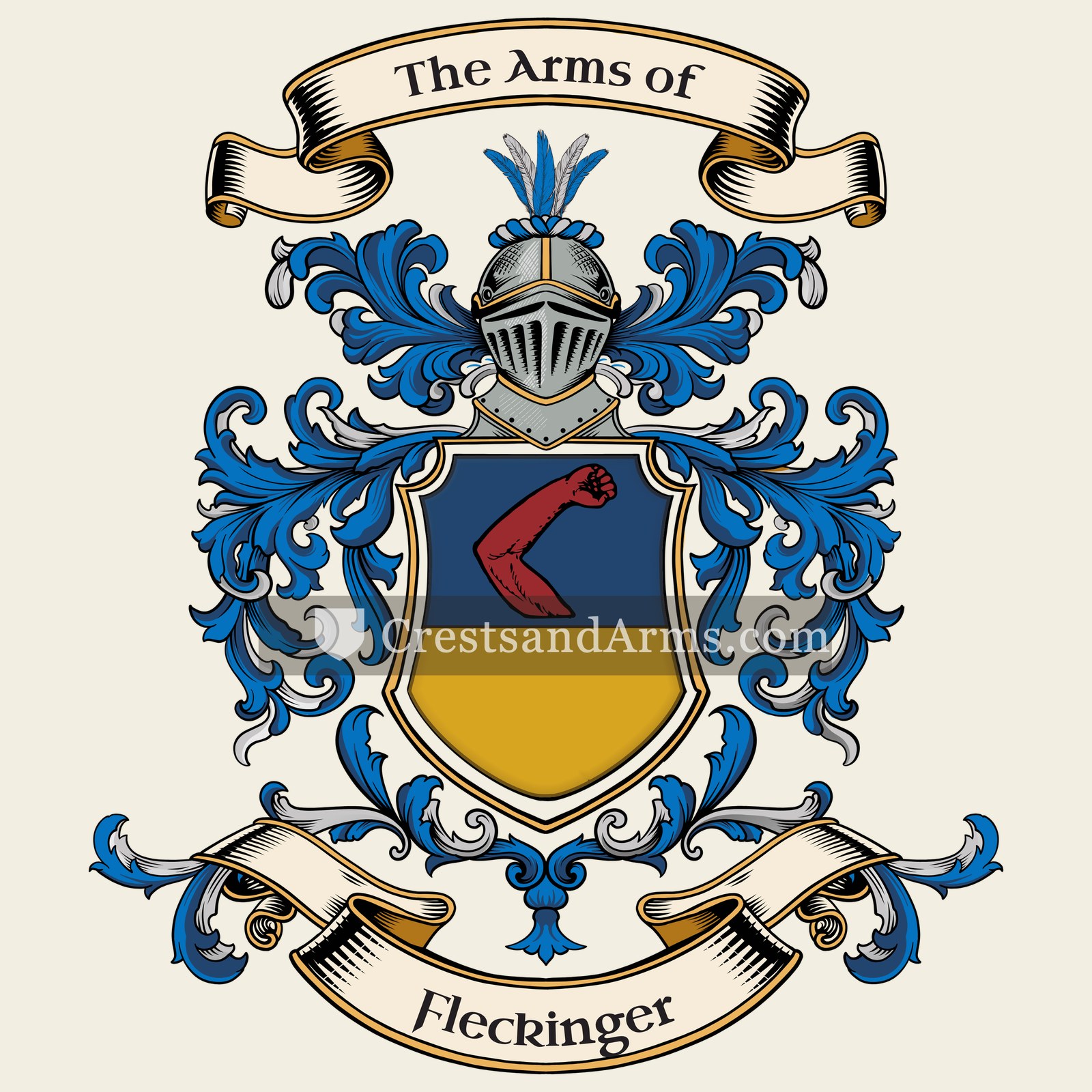 The Fleckinger coat of arms
