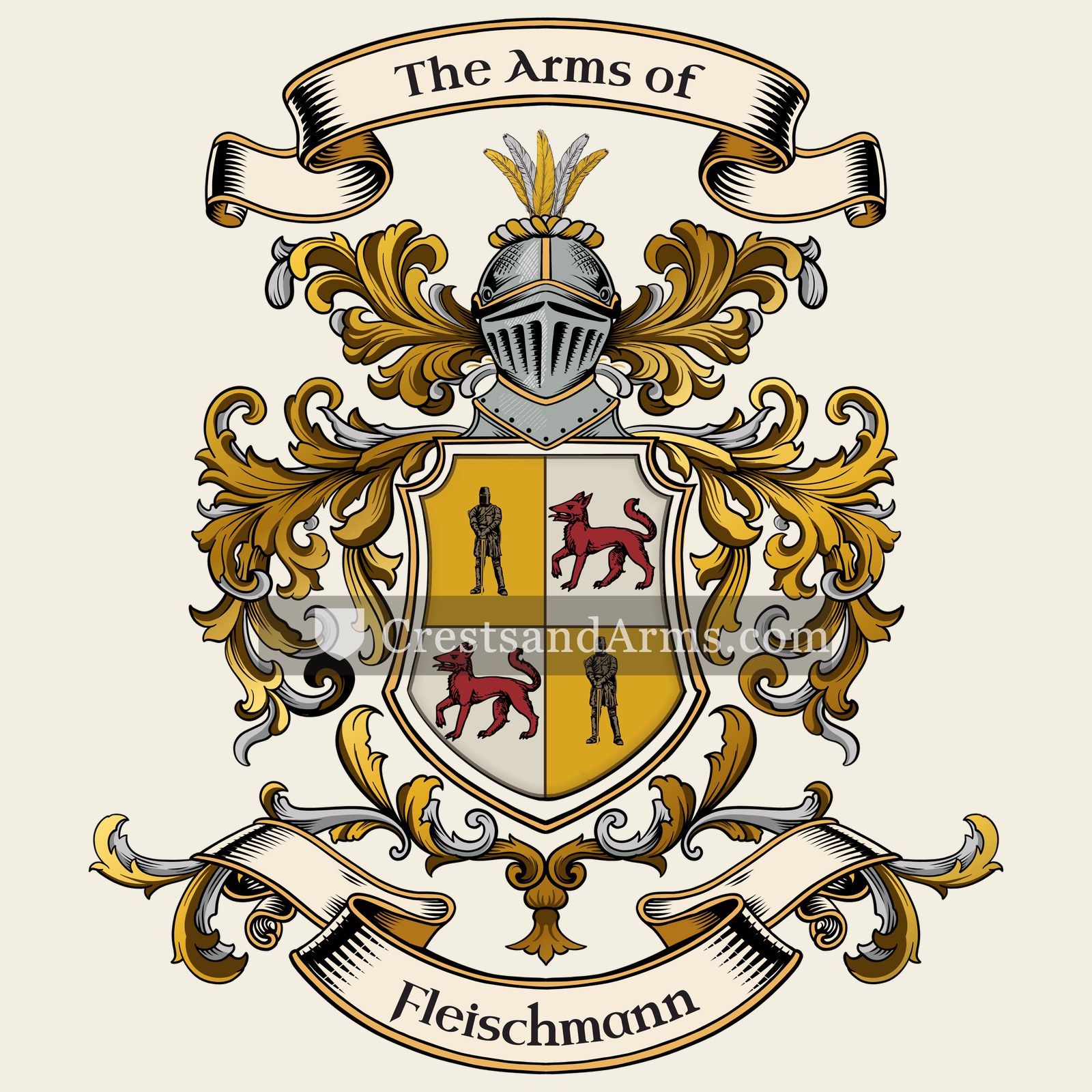 The Fleischmann coat of arms