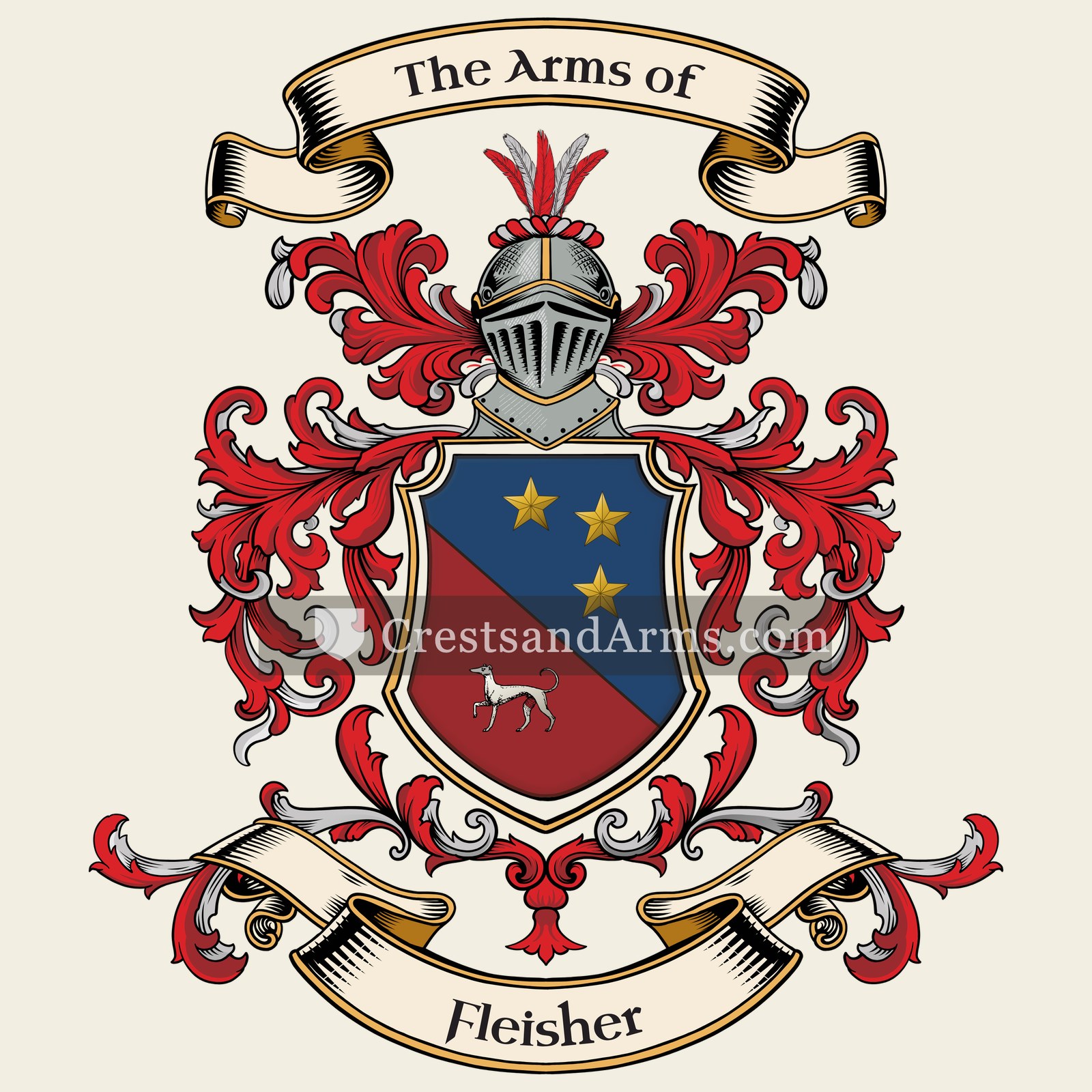 The Fleisher coat of arms