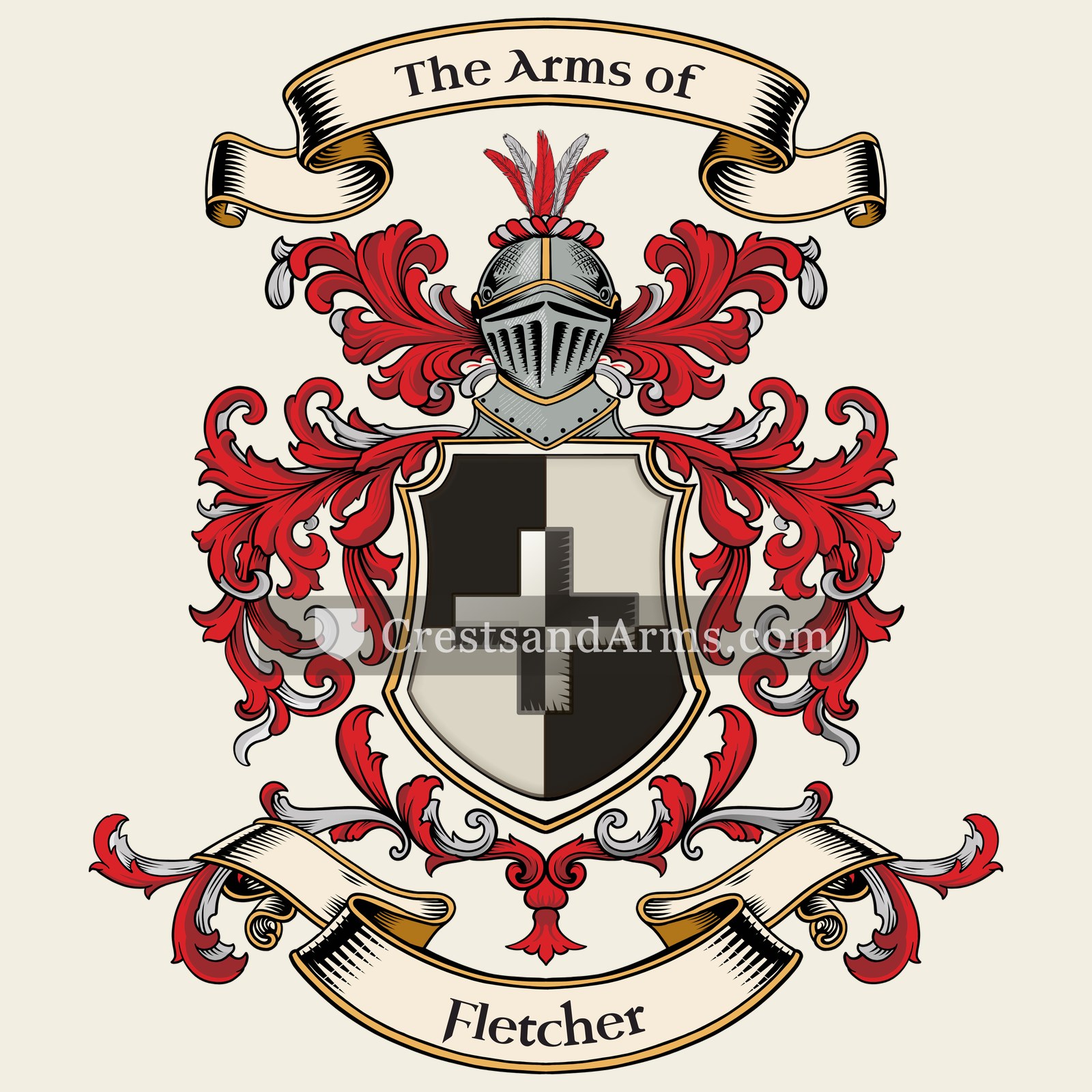 The Fletcher coat of arms