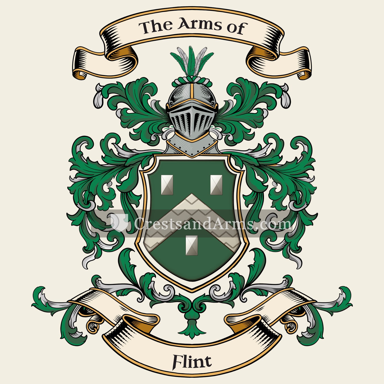 The Flint coat of arms