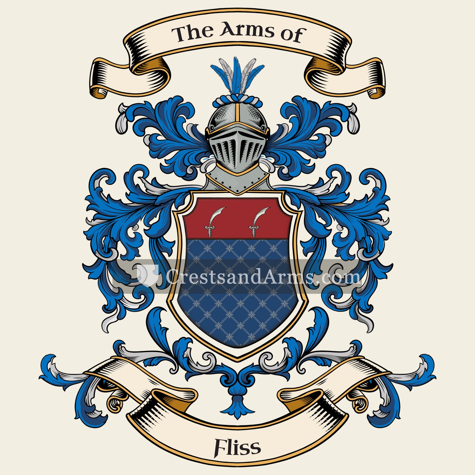The Fliss coat of arms