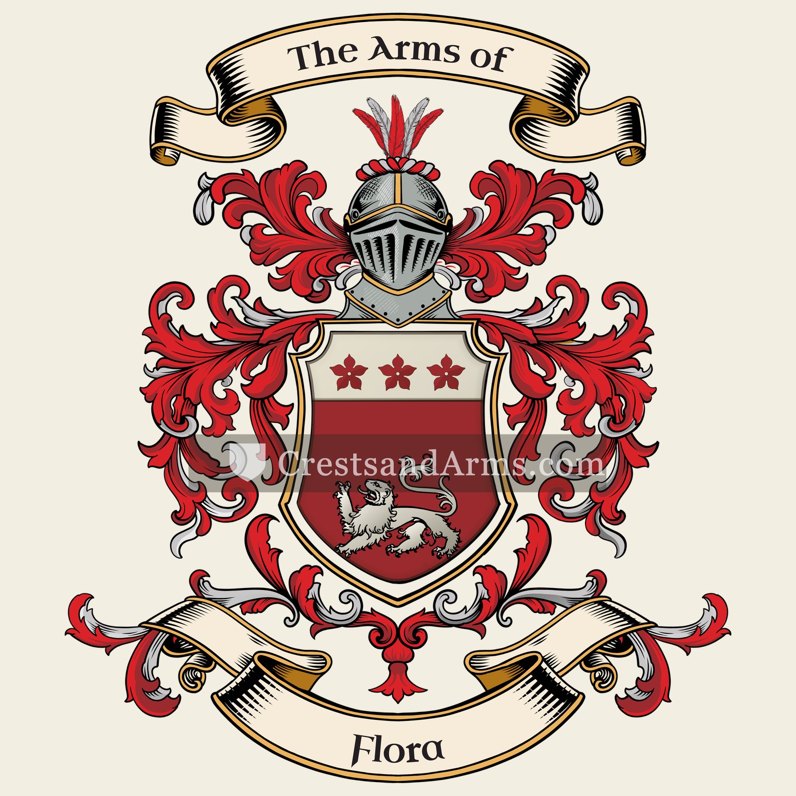 The Flora coat of arms