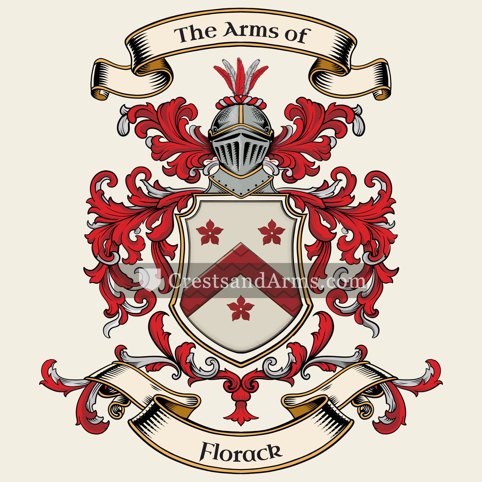 The Florack coat of arms