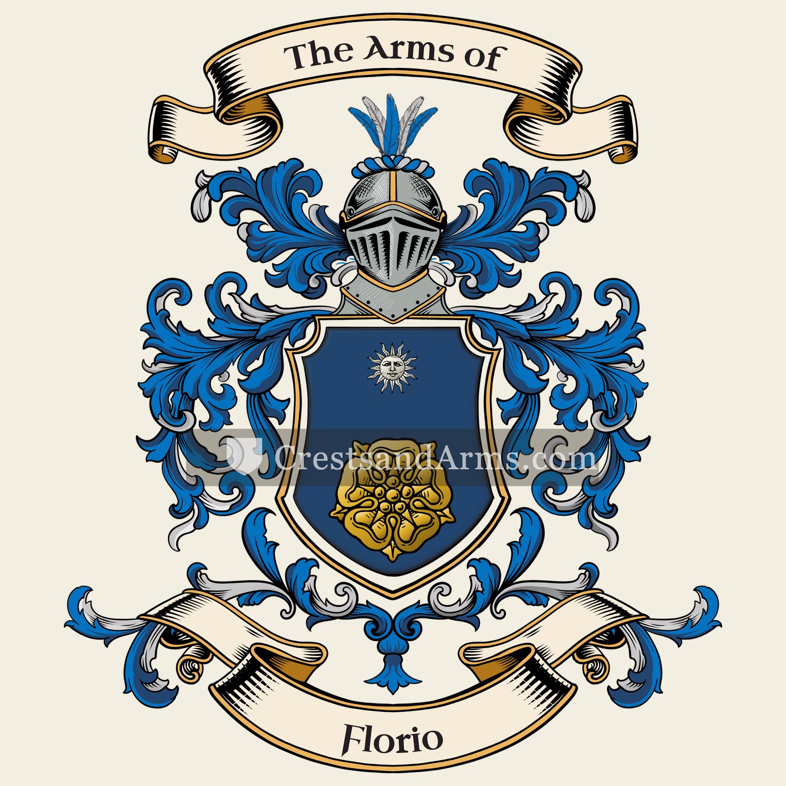 The Florio coat of arms