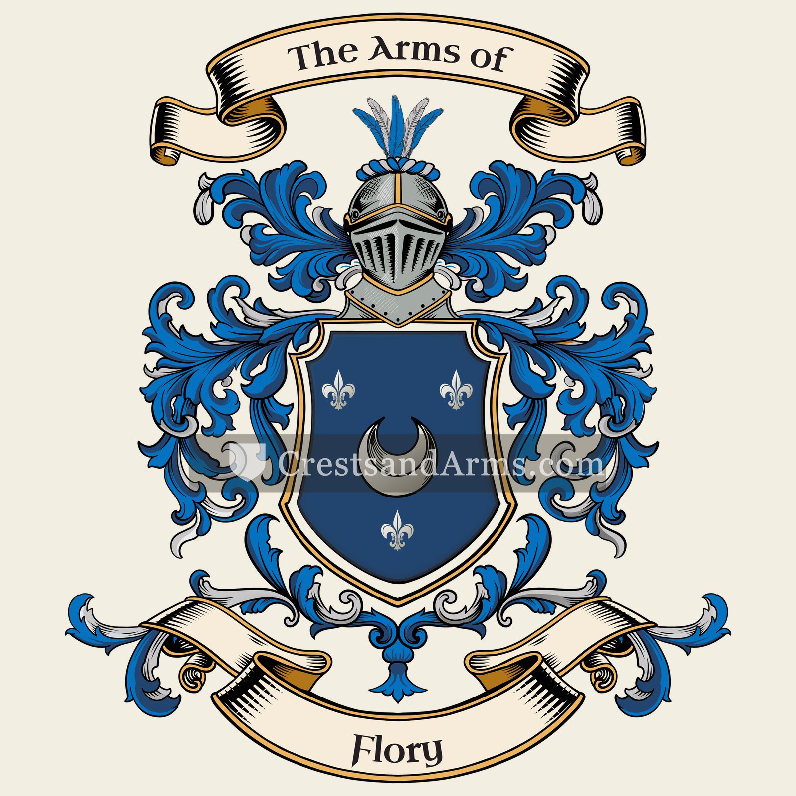 The Flory coat of arms