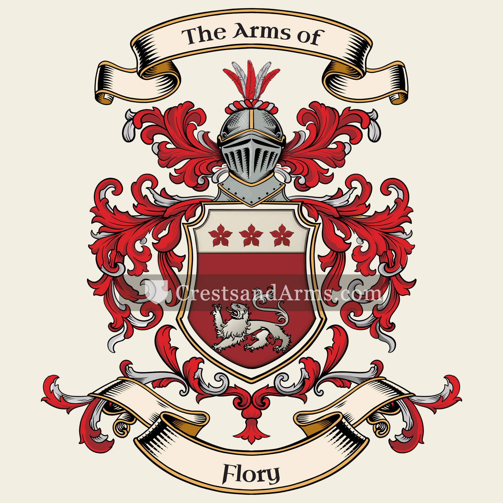 The Flory coat of arms