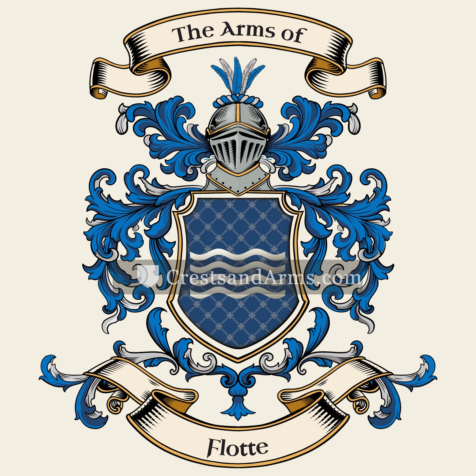 The Flotte coat of arms