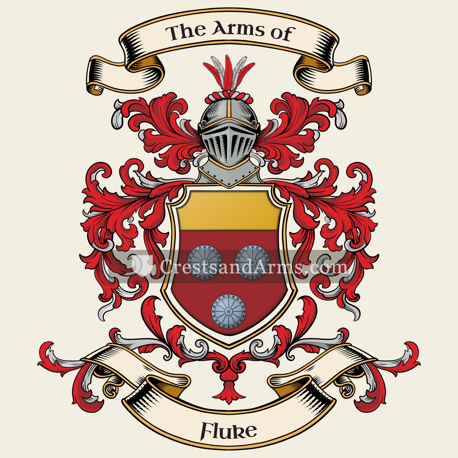 The Fluke coat of arms