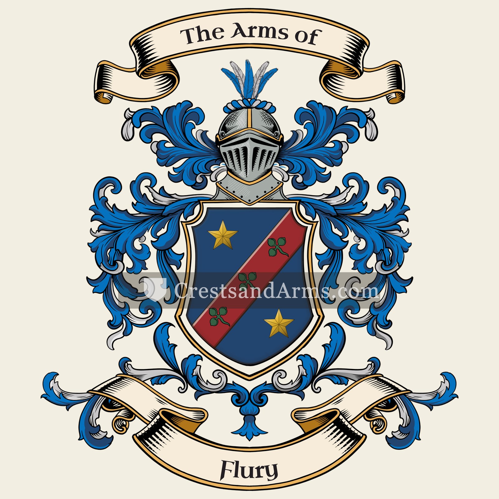 The Flury coat of arms