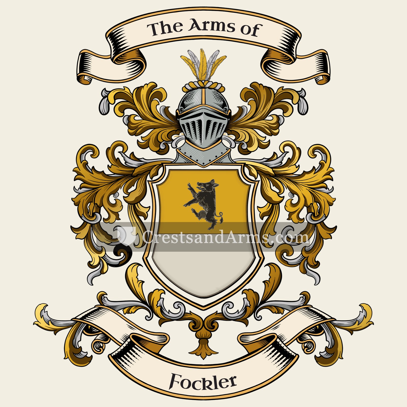 The Fockler coat of arms
