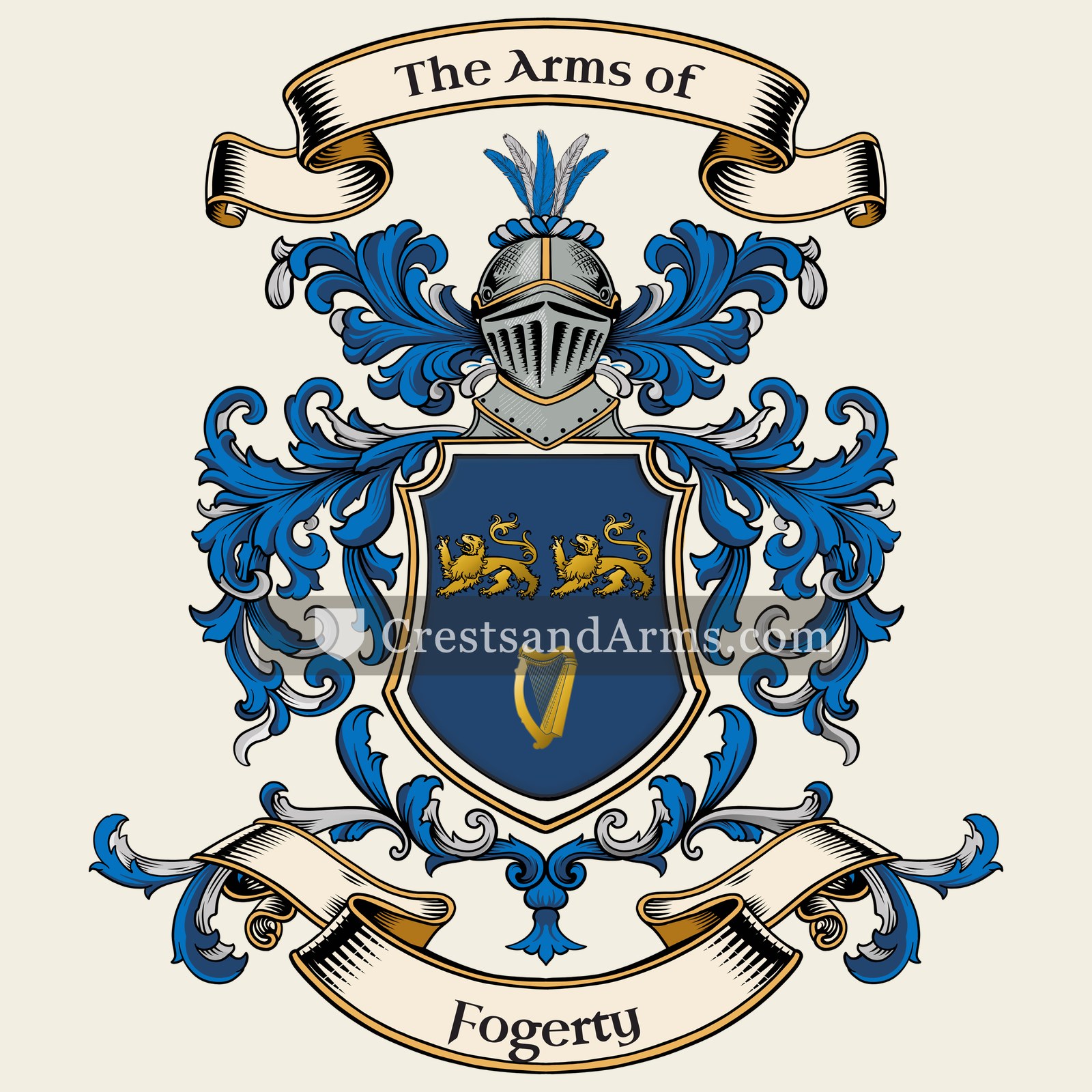 The Fogerty coat of arms