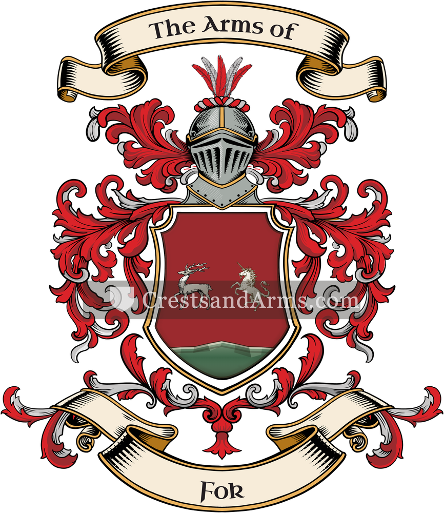 The Fok coat of arms, drawn from the recorded blazon