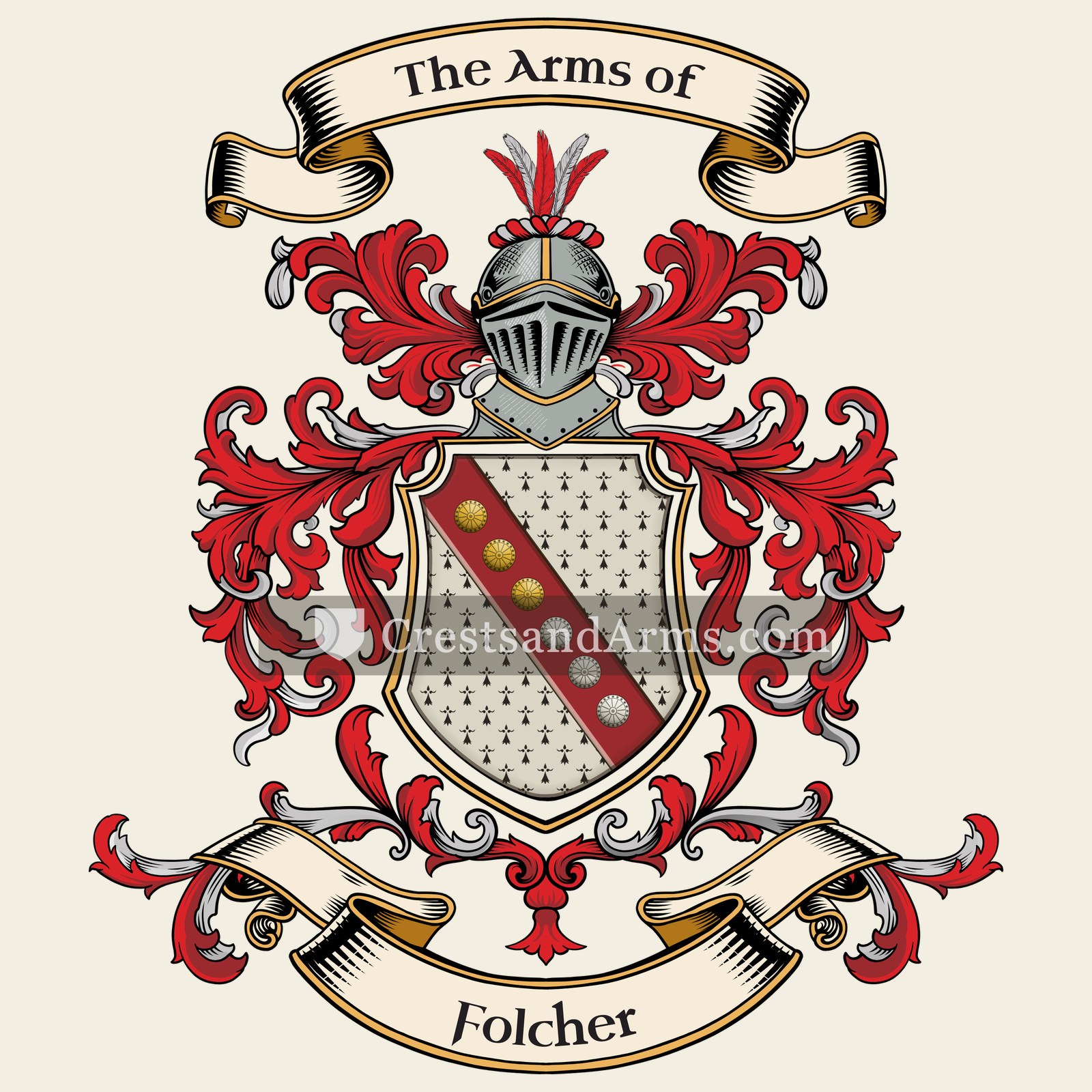 The Folcher coat of arms