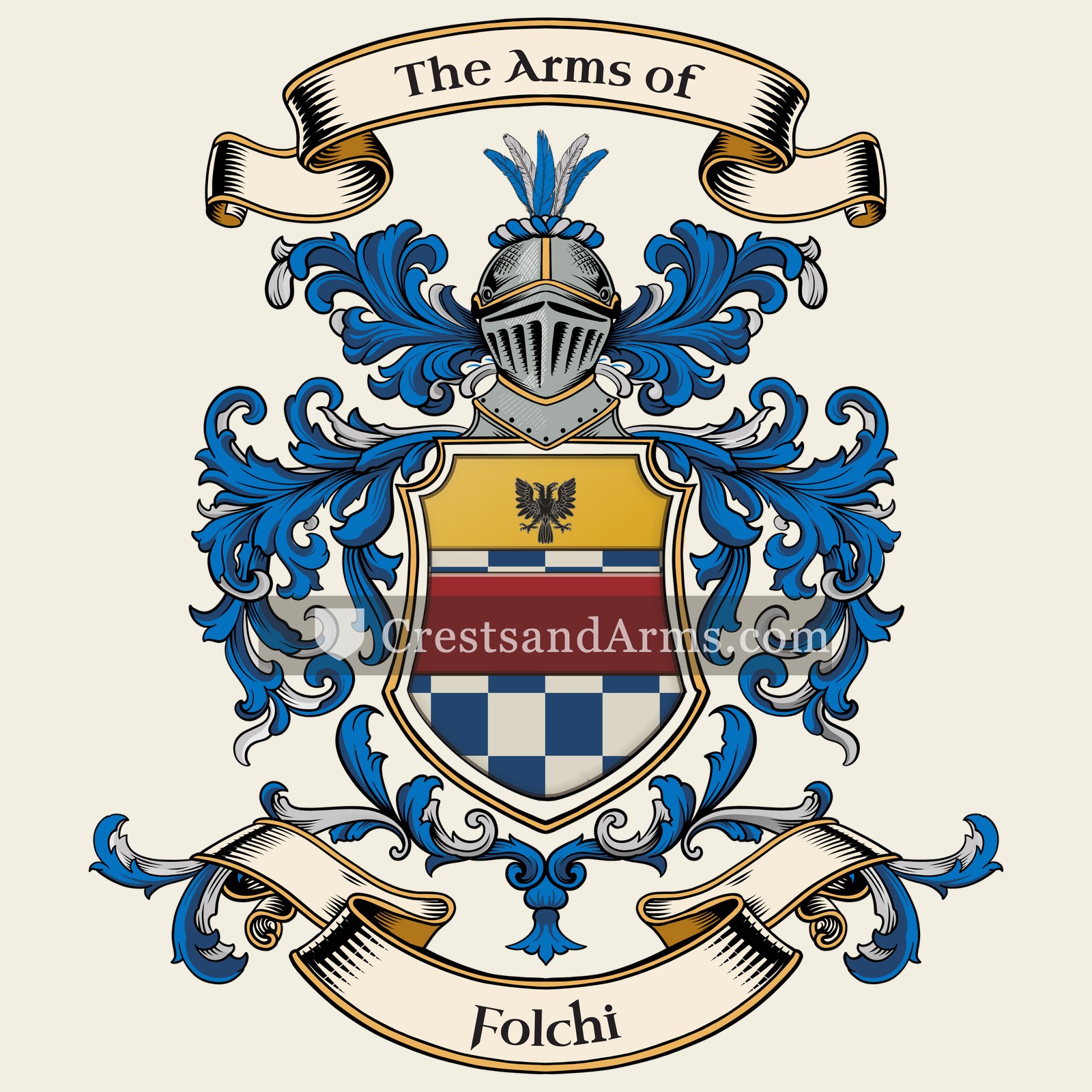 The Folchi coat of arms