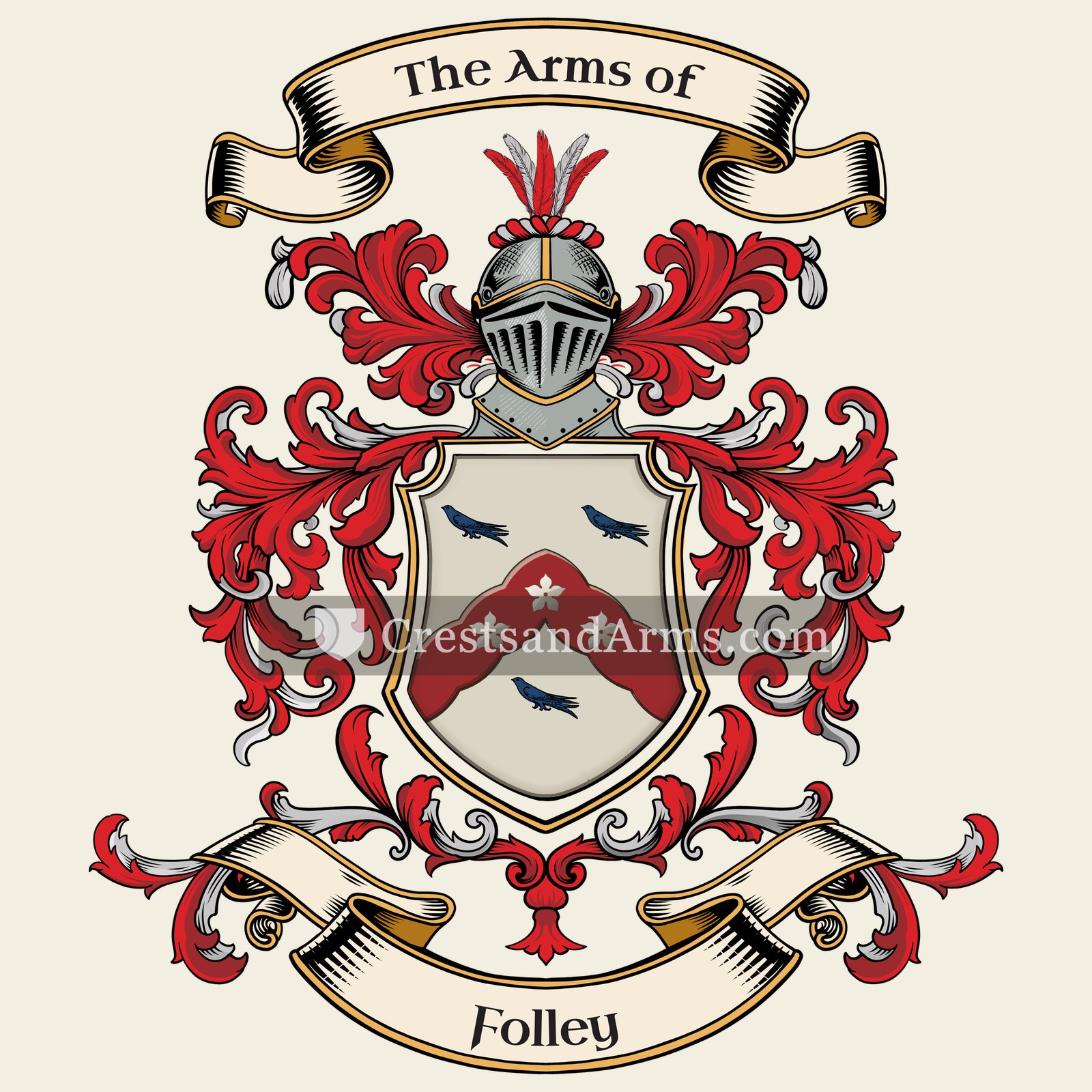 The Folley coat of arms