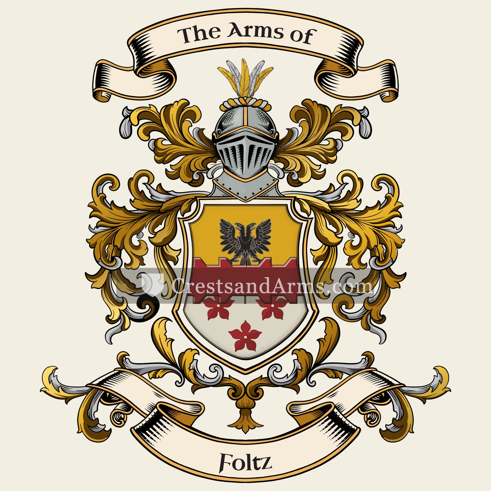The Foltz coat of arms