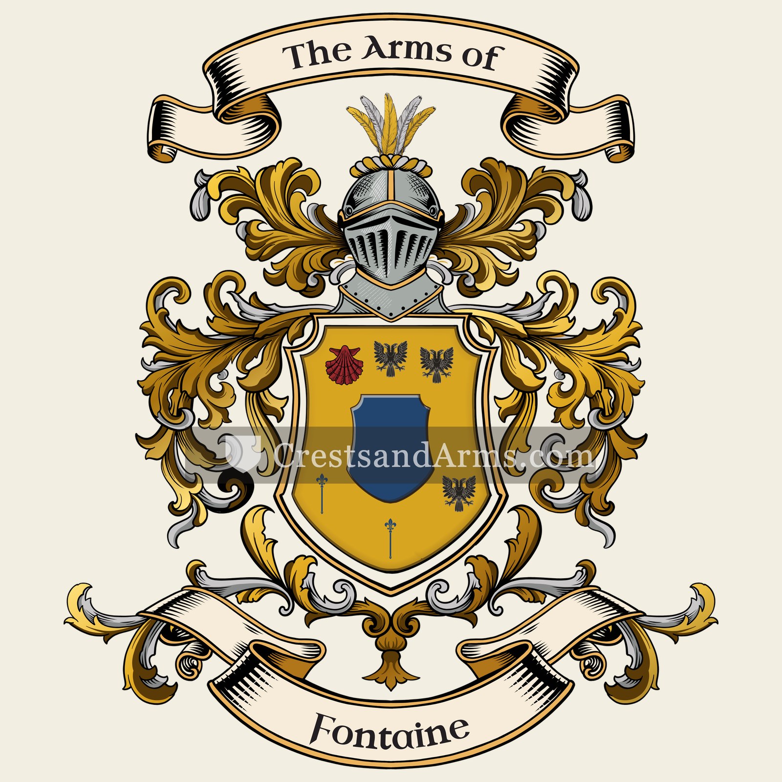 The Fontaine coat of arms