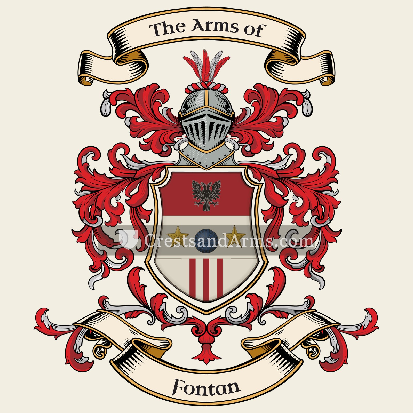 The Fontan coat of arms